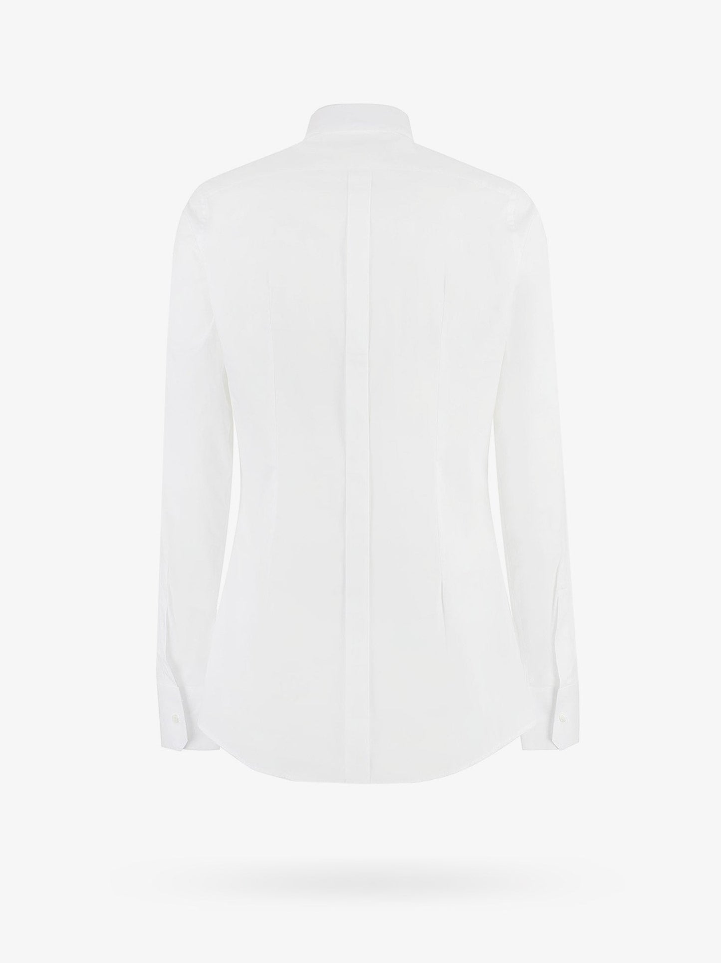 Cotton shirt with back pinces