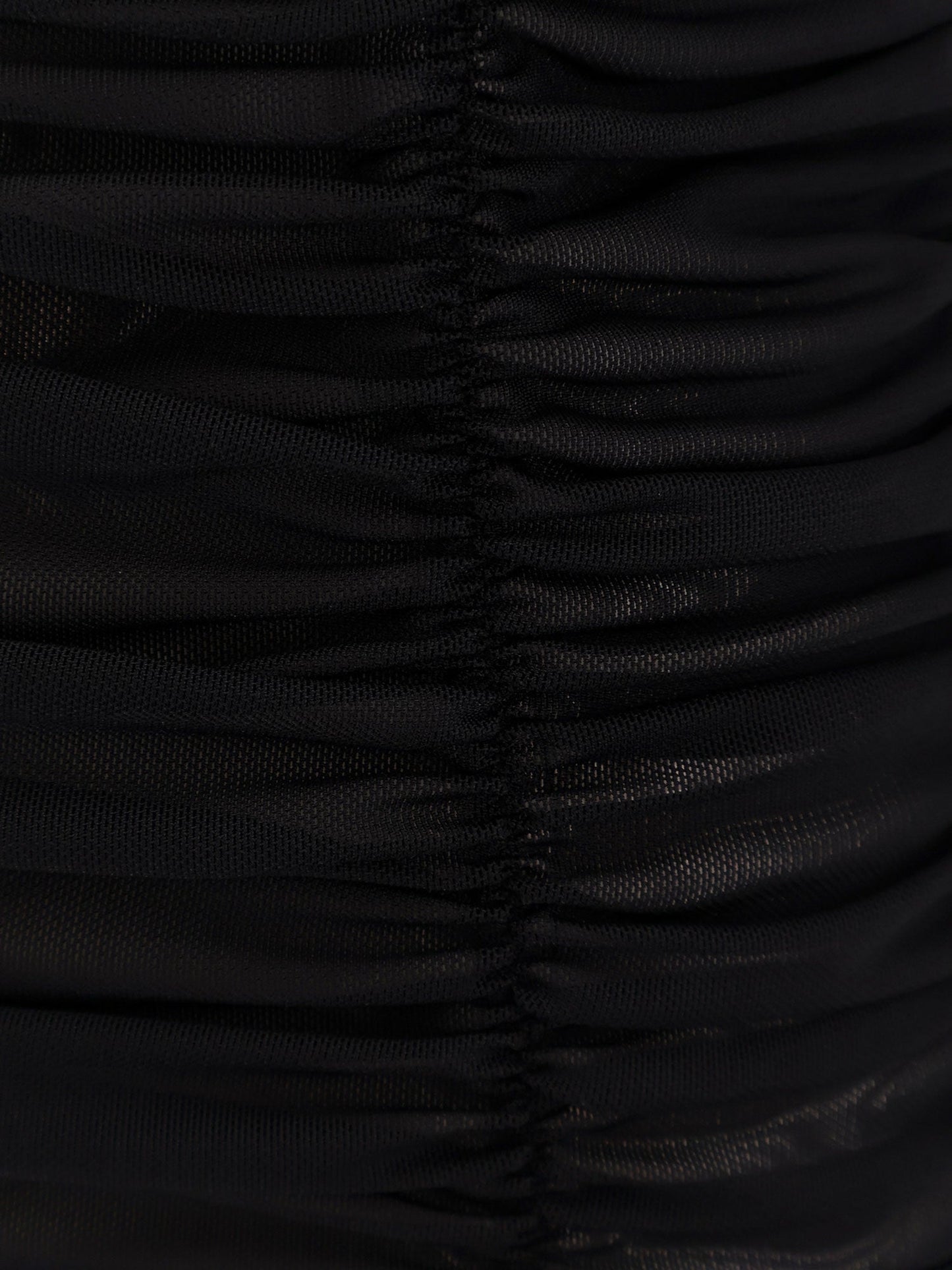 Nylon draped dress