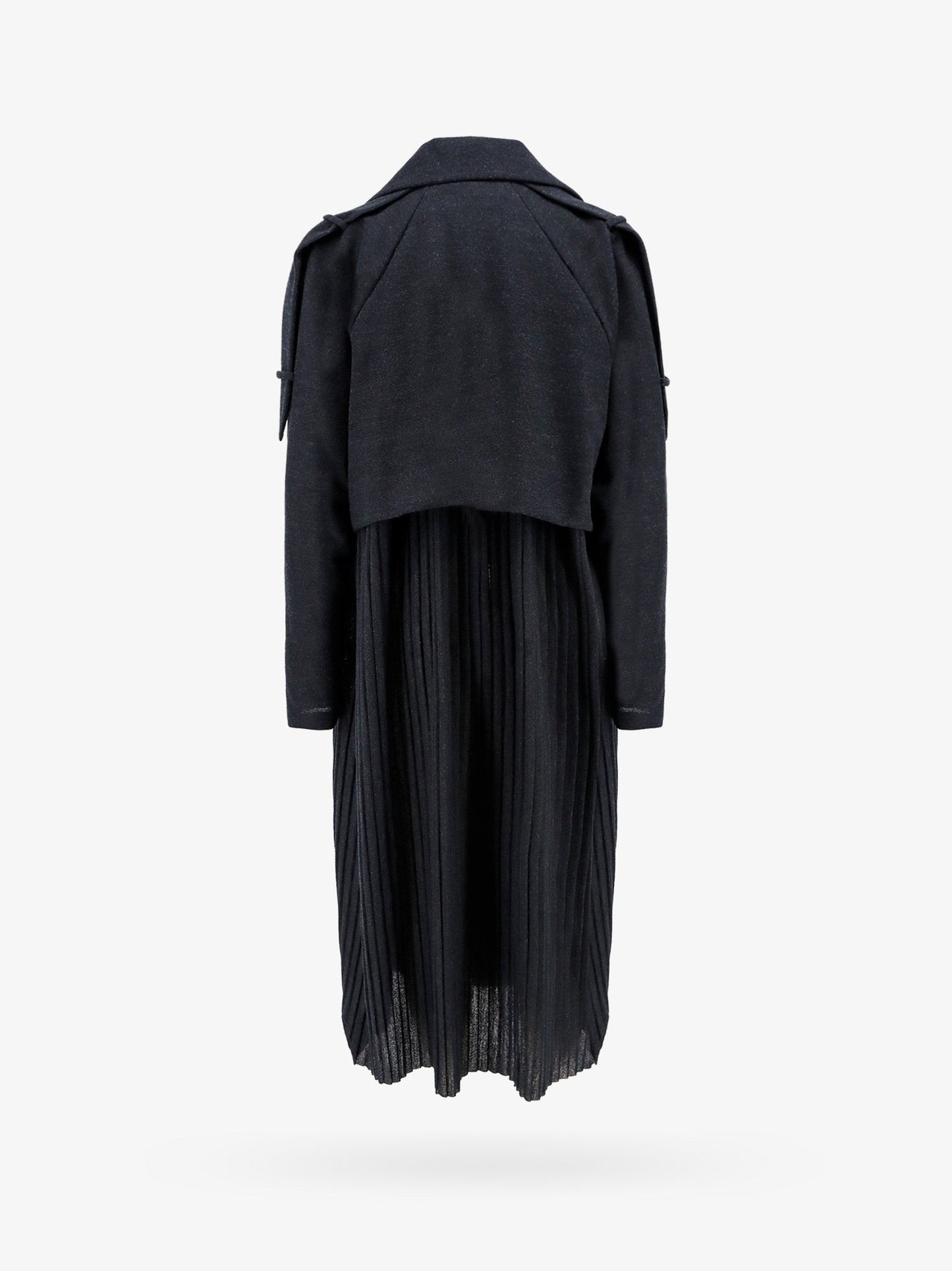 Ribbed knitted coat
