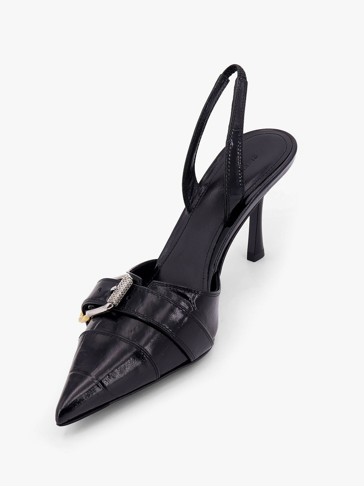 Voyou leather slingback