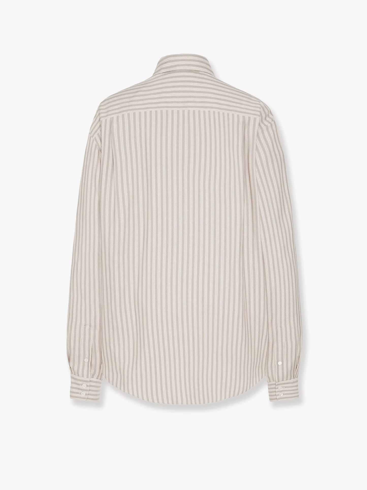 Camicia parave in seta a righe