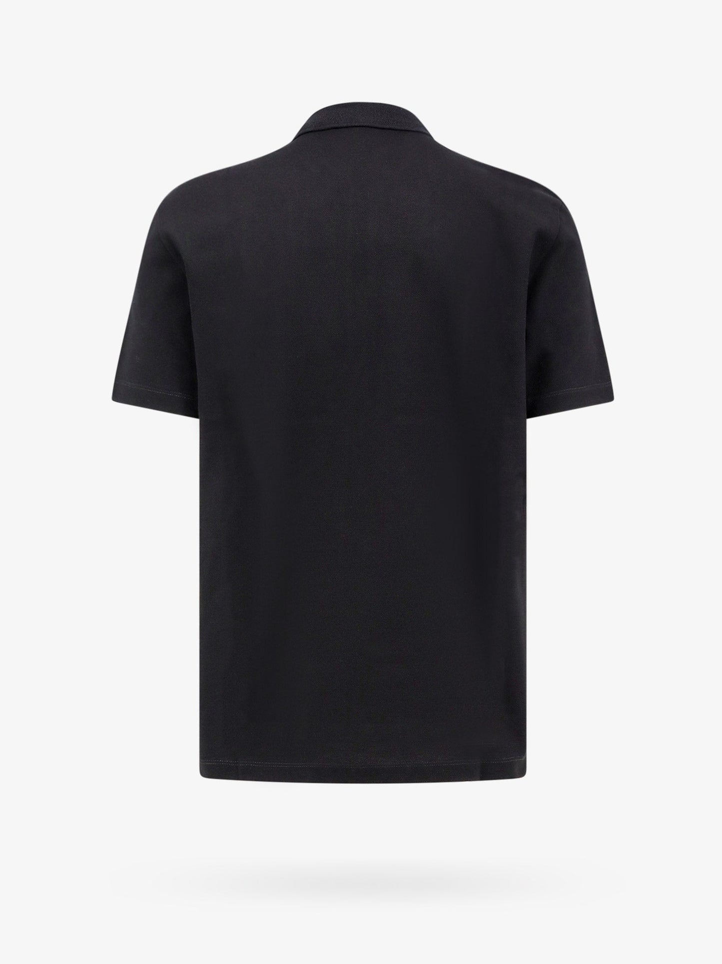 Cotton shirt polo with logoed label