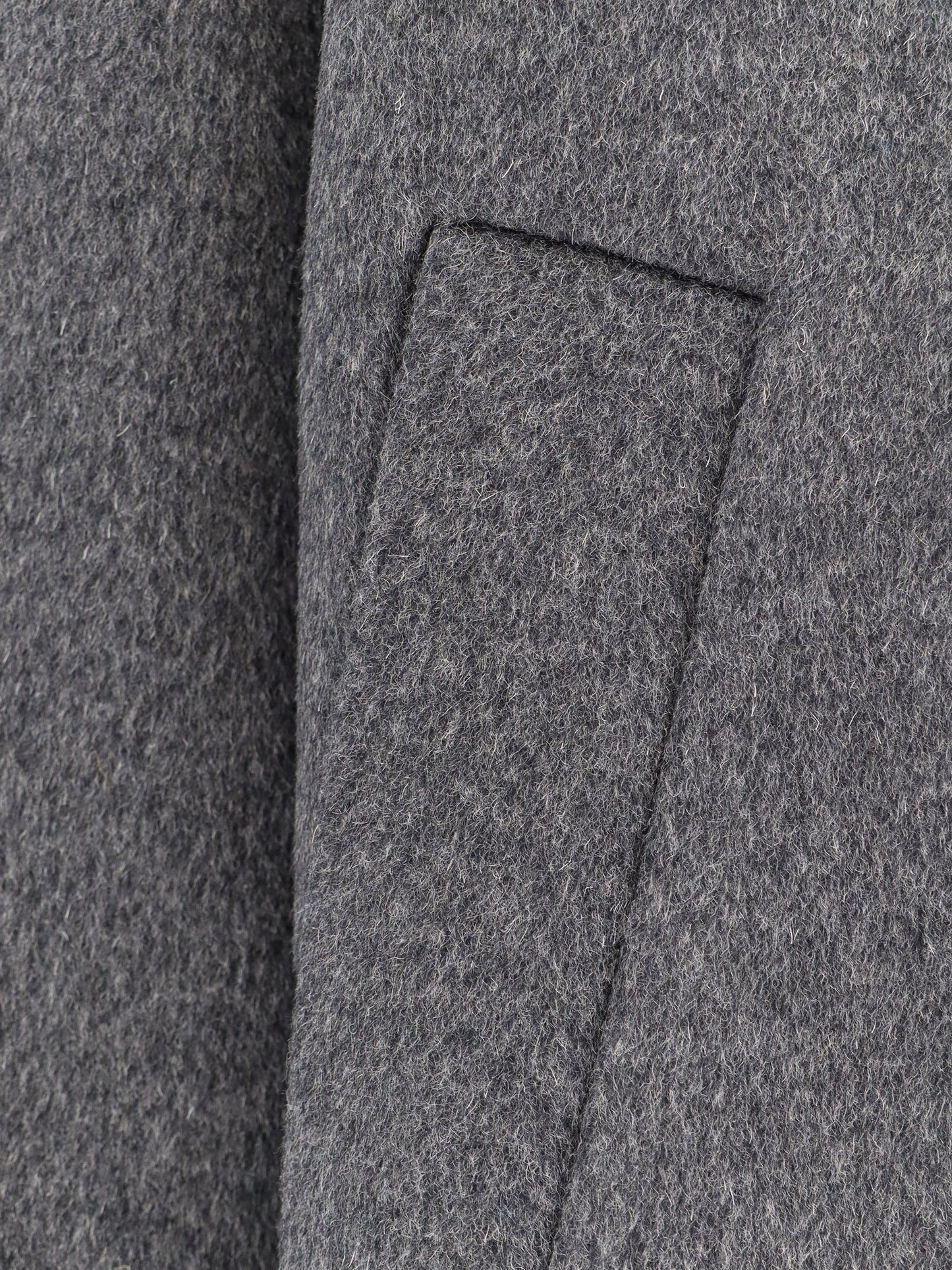 Outdoor wool coat
