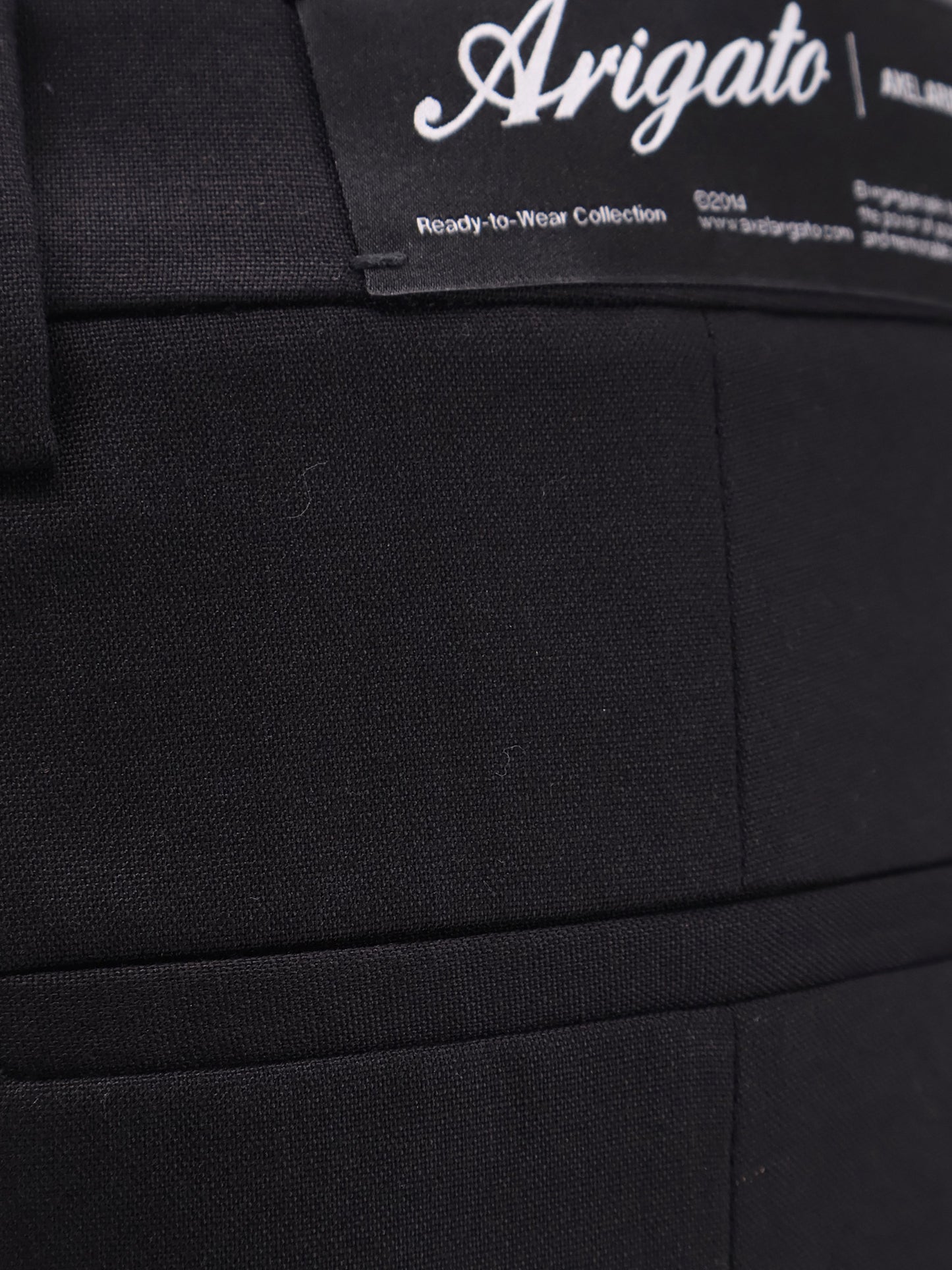 Wool blend trousers