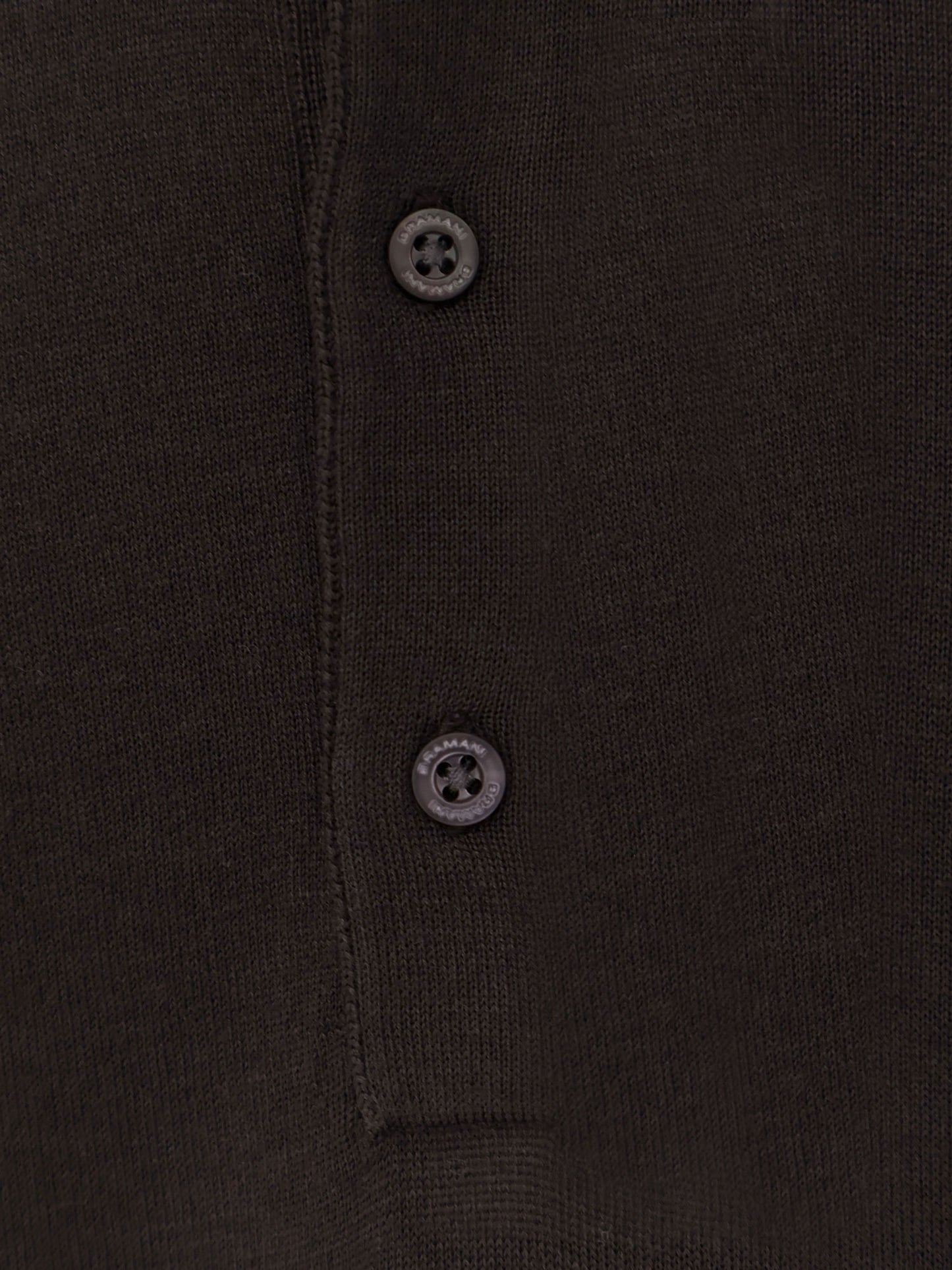 Wool polo sweater