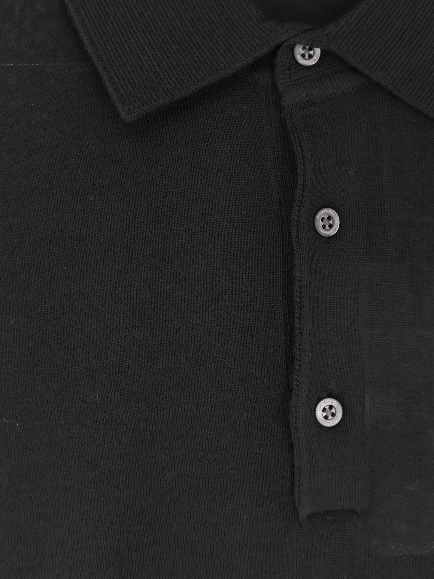 Maglia polo in lana