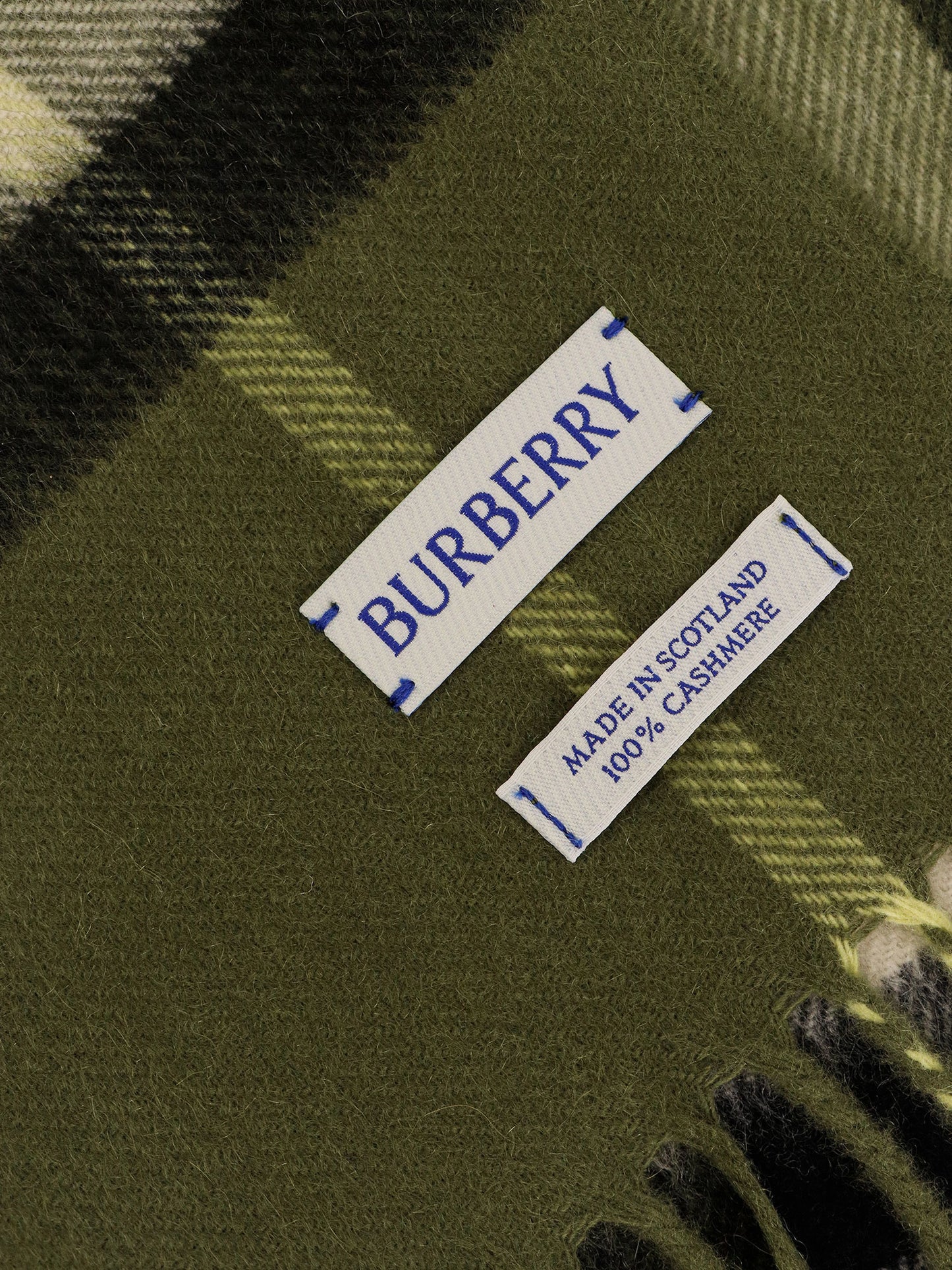 Sciarpa Giant Check in cashmere