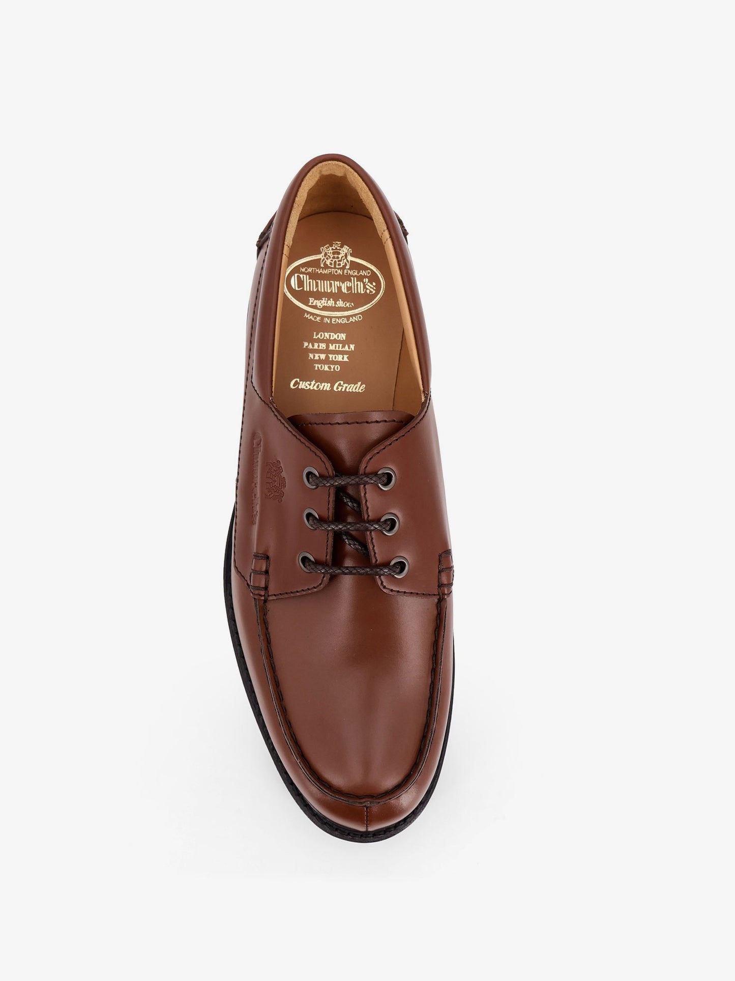 Scarpe stringate in pelle