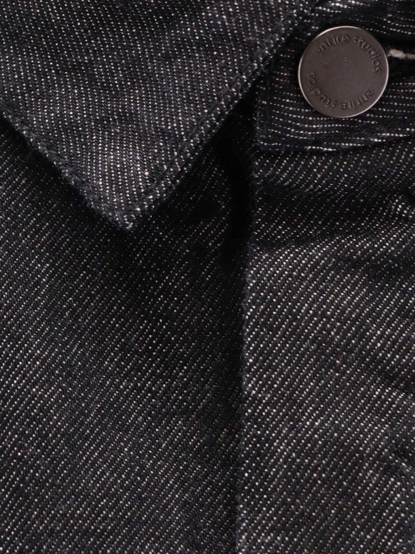 Herculean black denim shirt/jacket