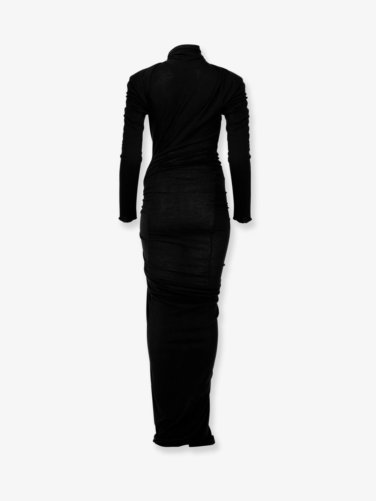 Grès stretch cotton long dress