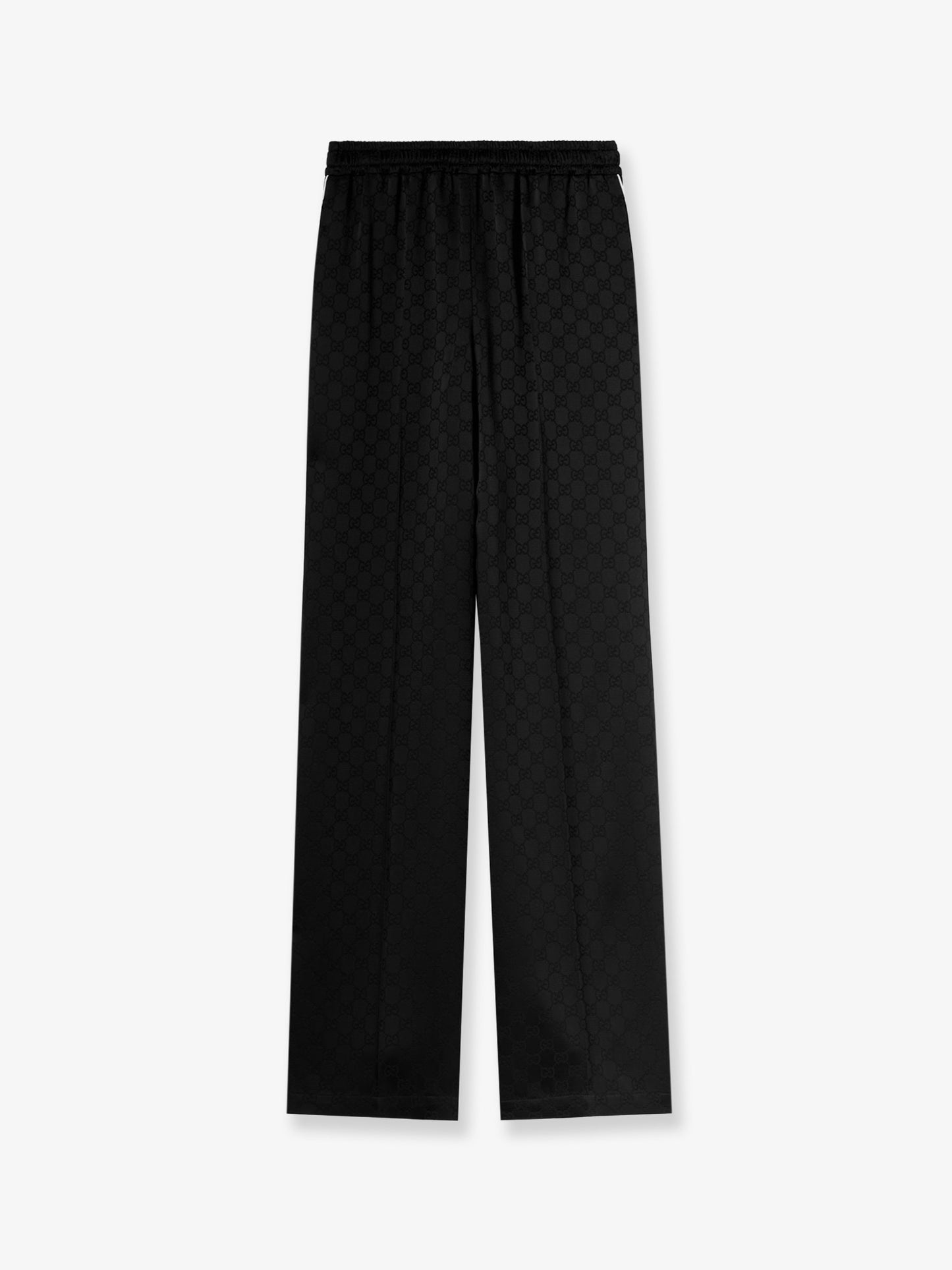 Pantaloni in misto viscosa con motivo GG all-over