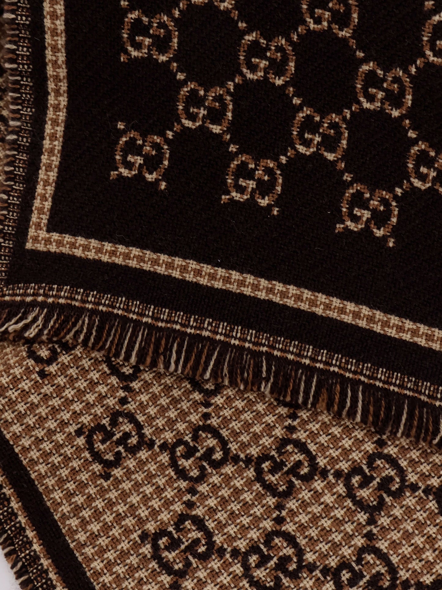 Wool GG scarf