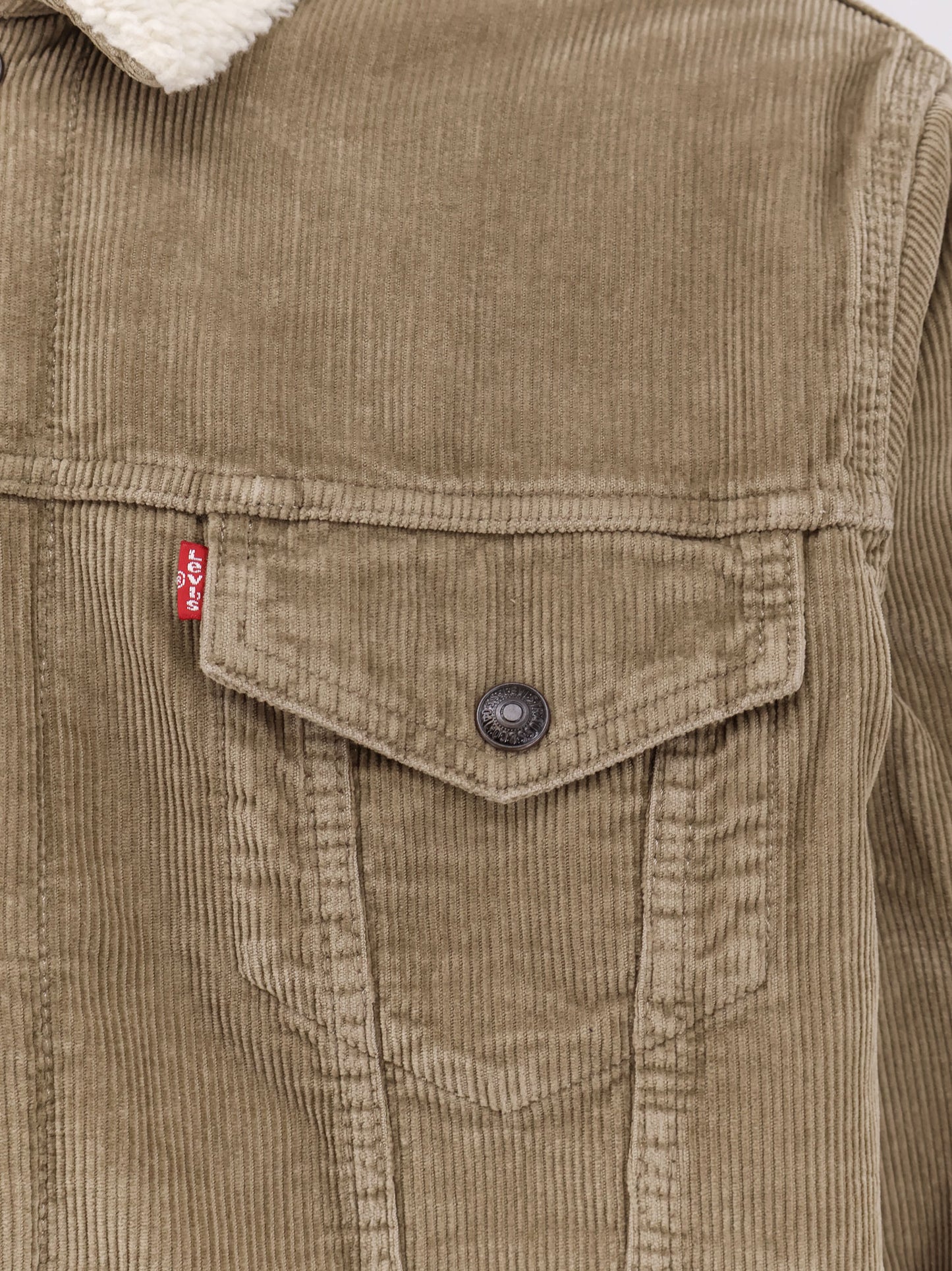 Corduroy jacket with Repreve® lining