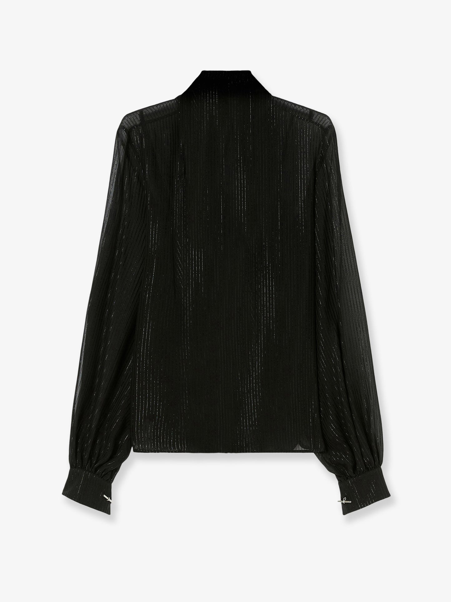 Camicia Scafati in seta con profili lurex