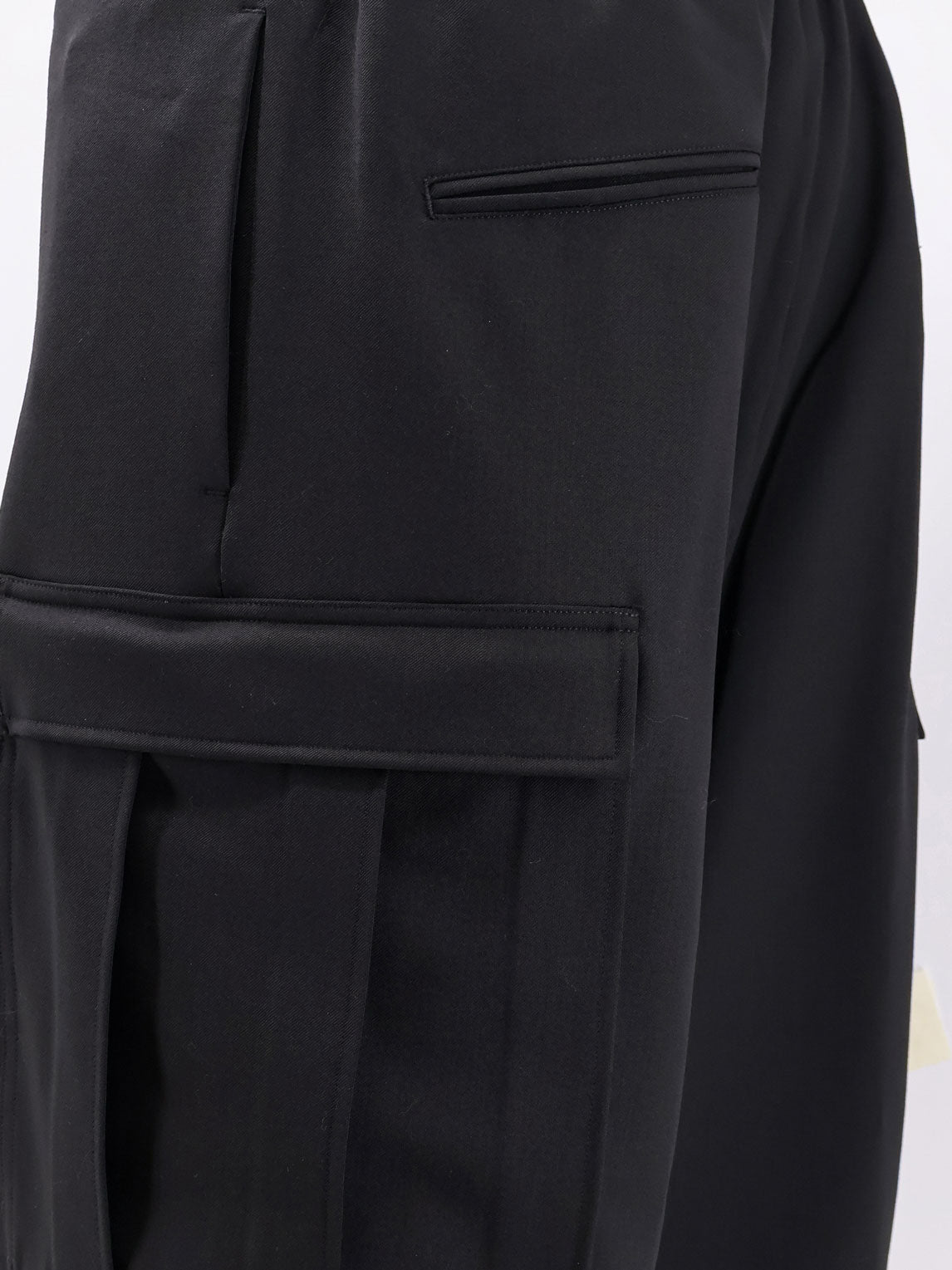 Cargo wool trousers