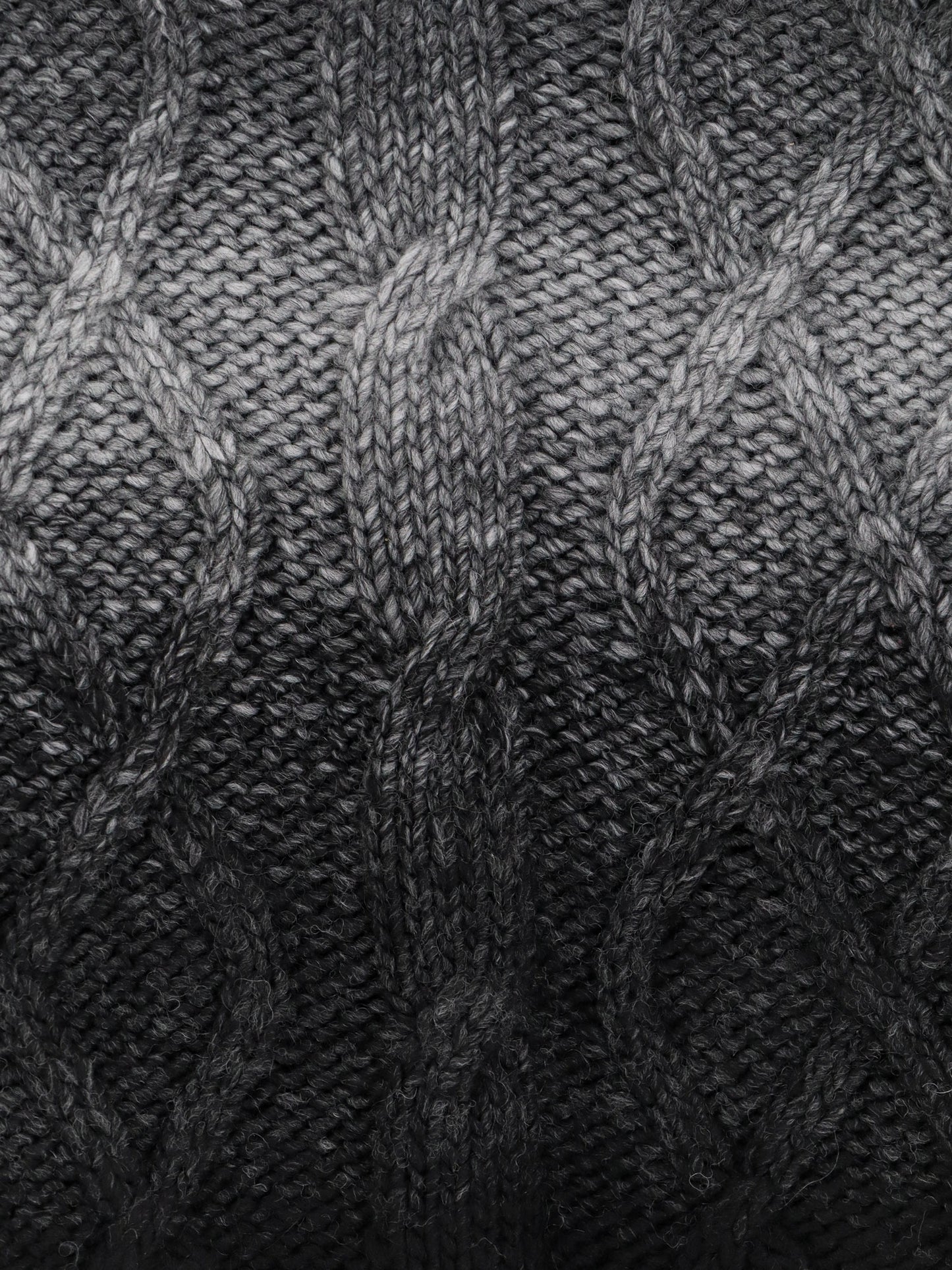 Maglia a trecce dégradé