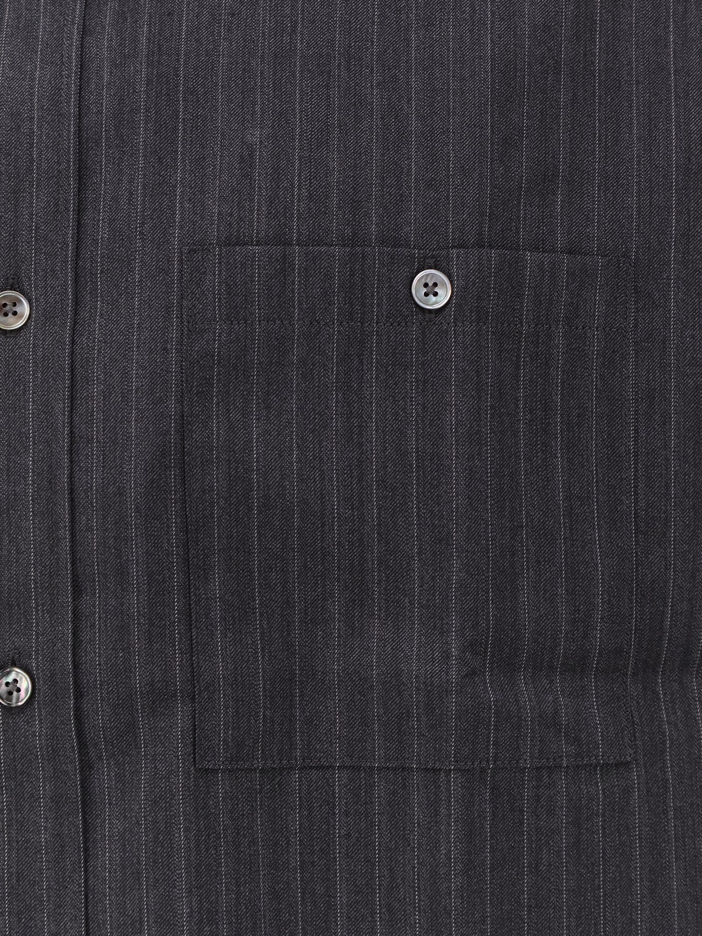 Camicia a righe Unisex in misto lana