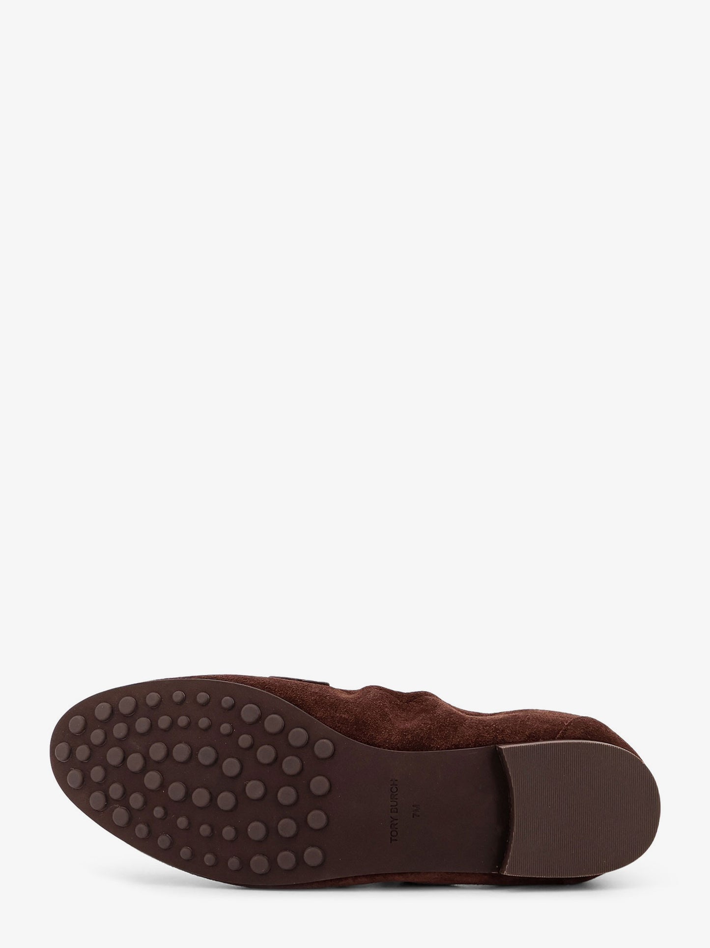 Mocassino in suede con dettaglio logo in metallo