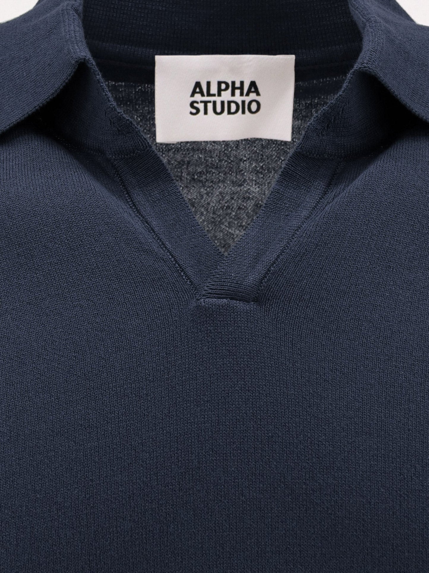 Polo in crepe di cotone