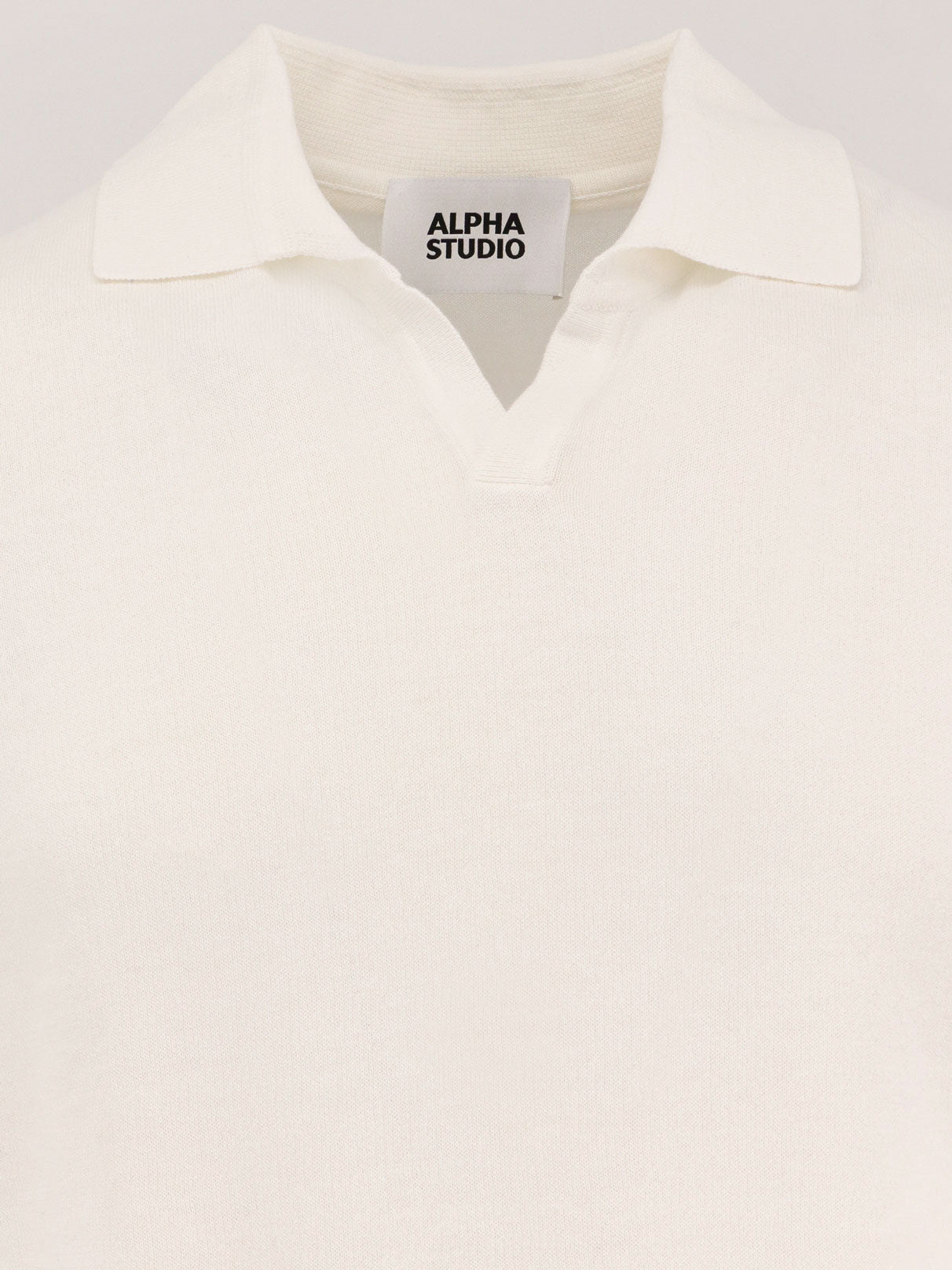 Polo in crepe di cotone