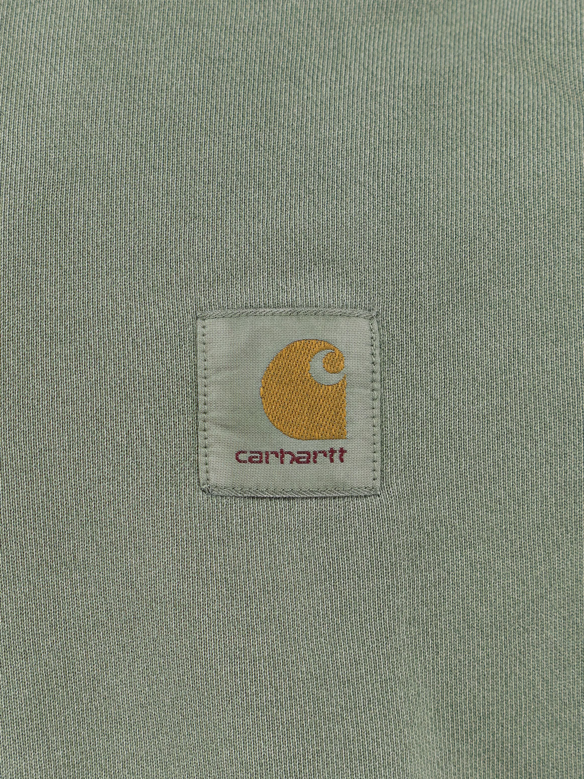 Nelson cotton sweatshirt with logo patch