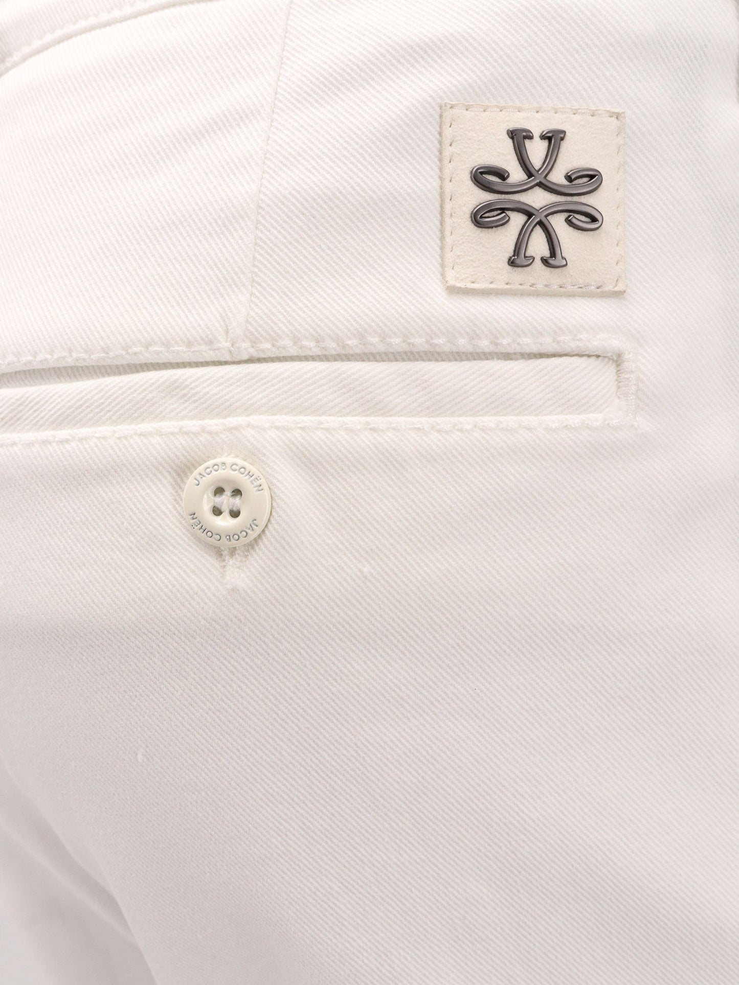 Bobby cotton blend trouser with iconic handkerchief