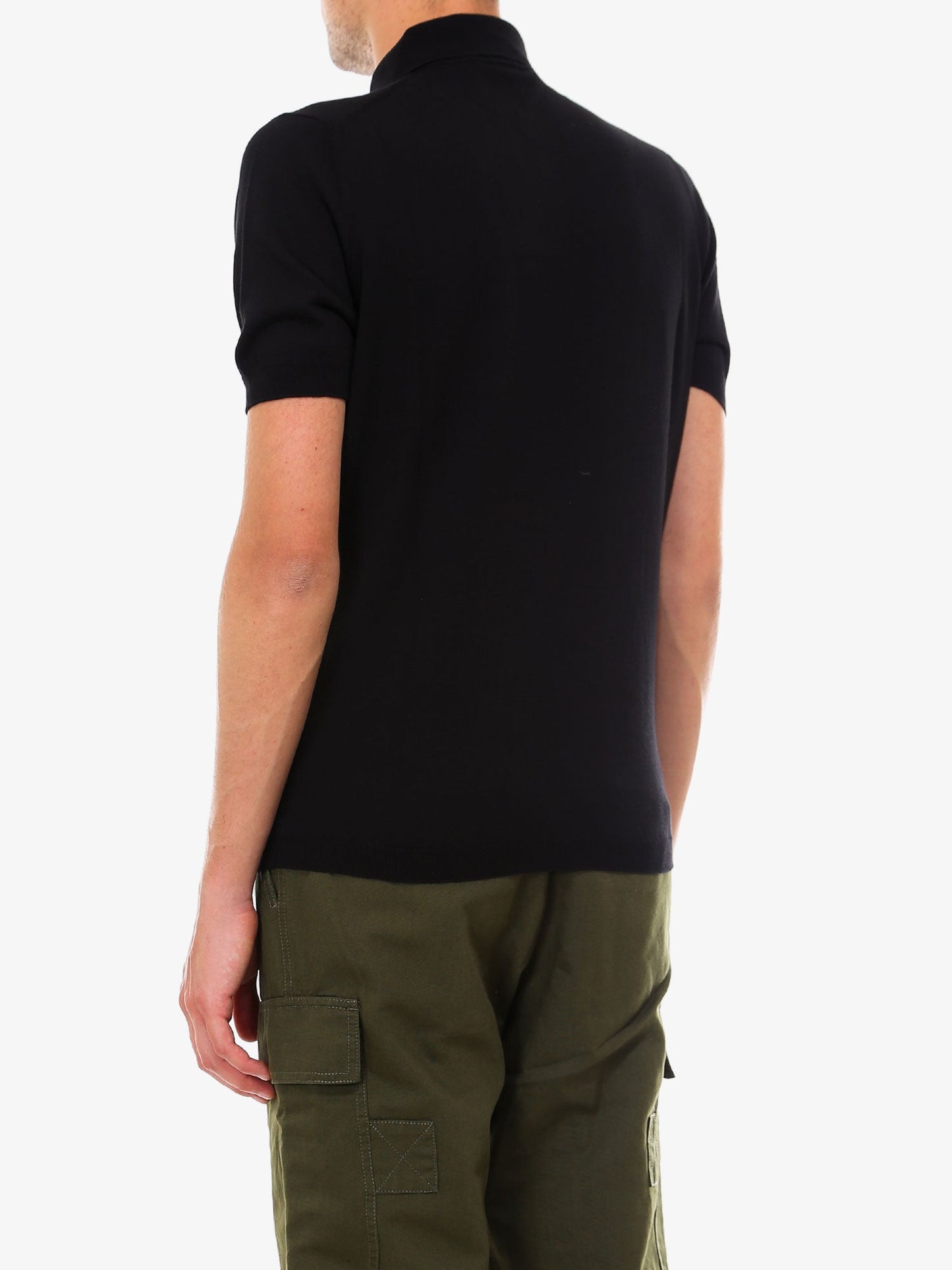 Regular fit cotton polo shirt