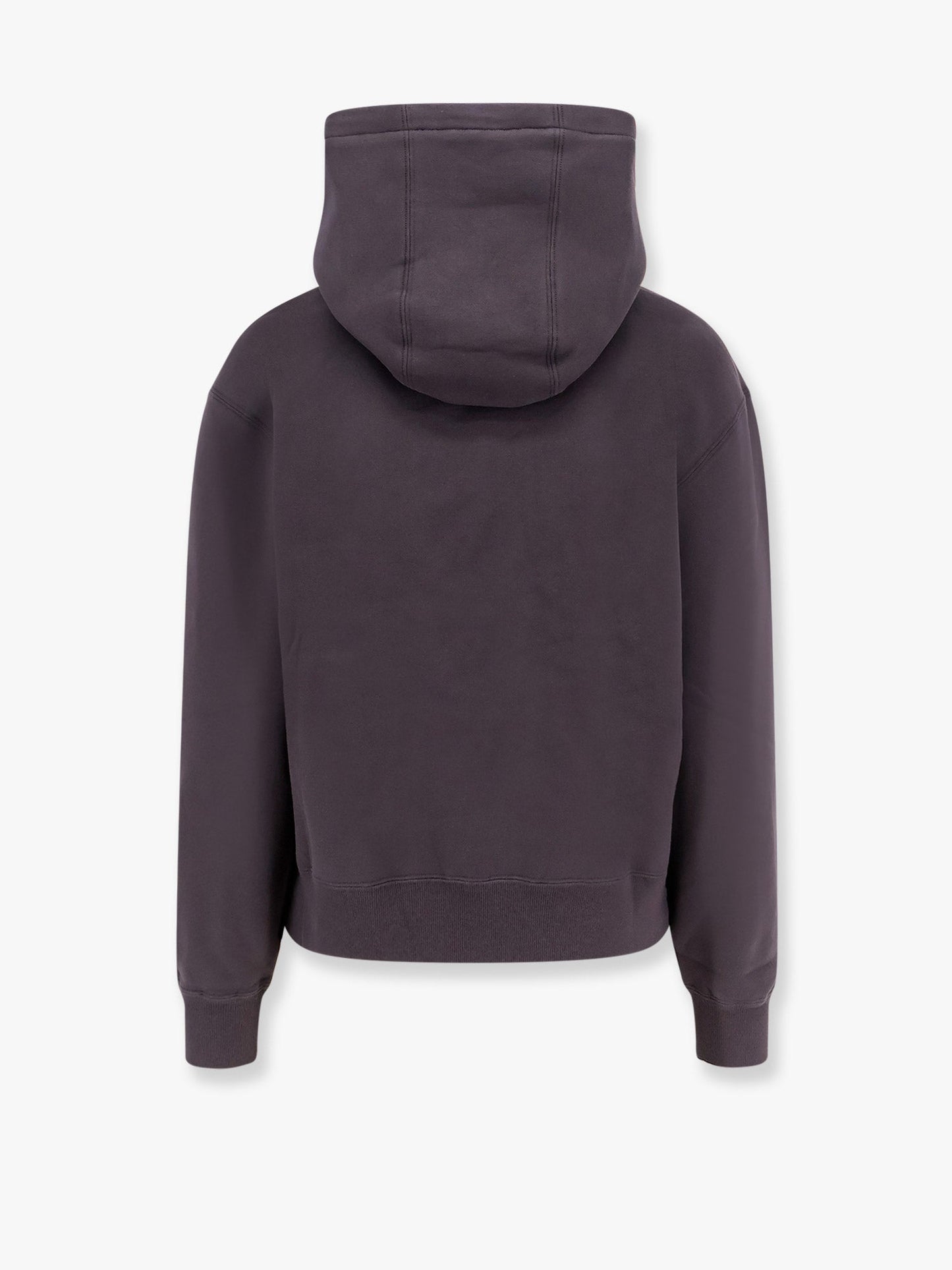 Organic cotton sweatshirt with frontal logo embroidery