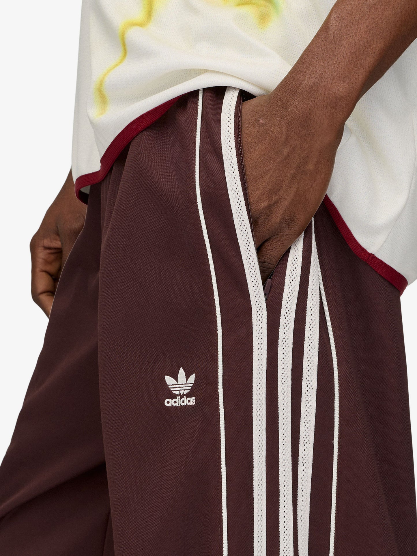 Recycled material track trousers