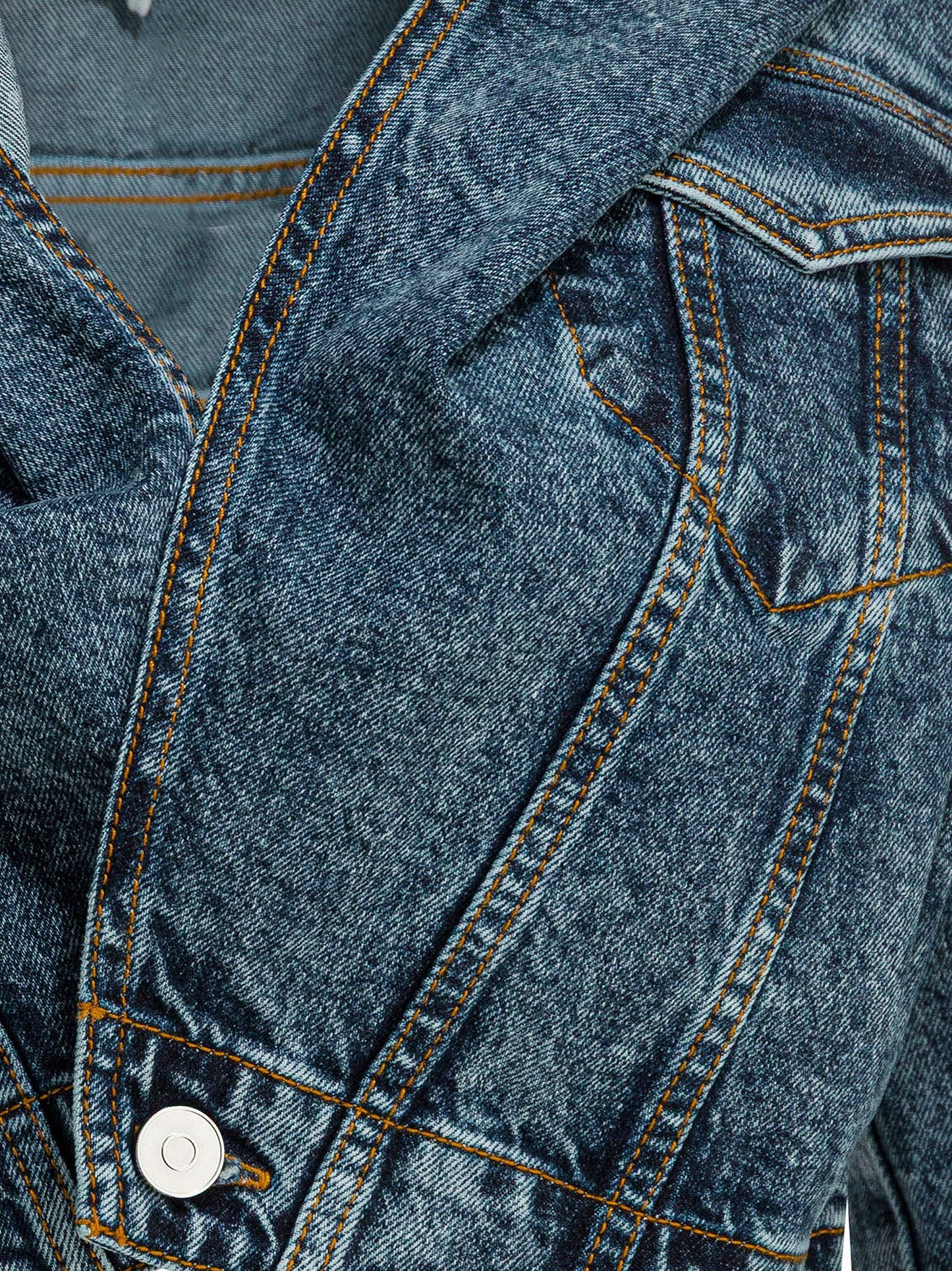 Hooded denim jacket