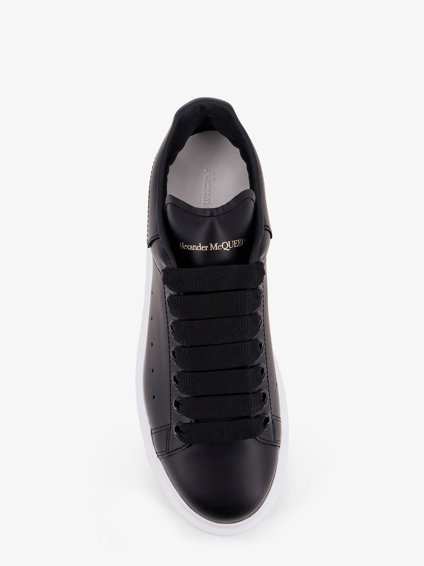 Oversized leather sneakers