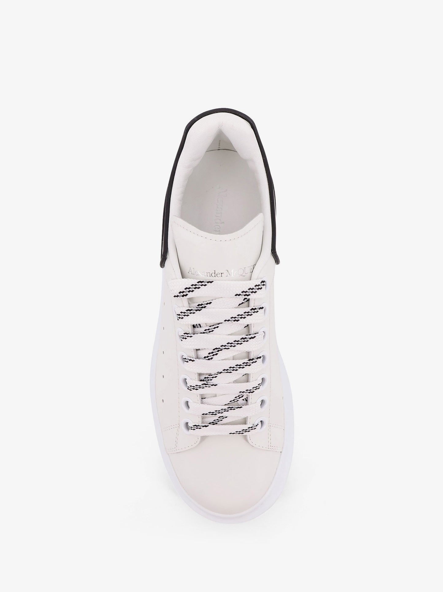 Oversized low-top leather sneakers
