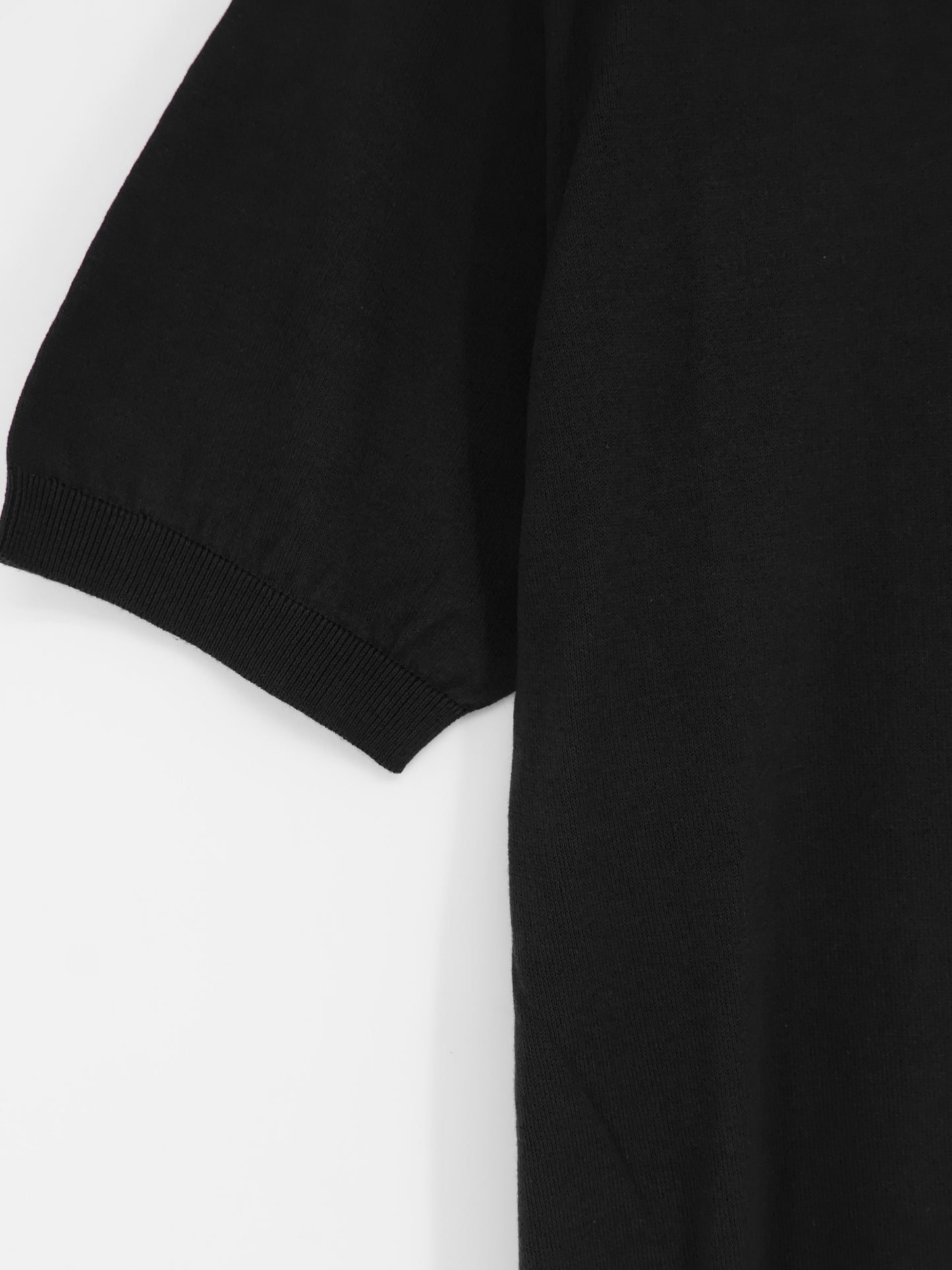 Cotton and silk blend polo