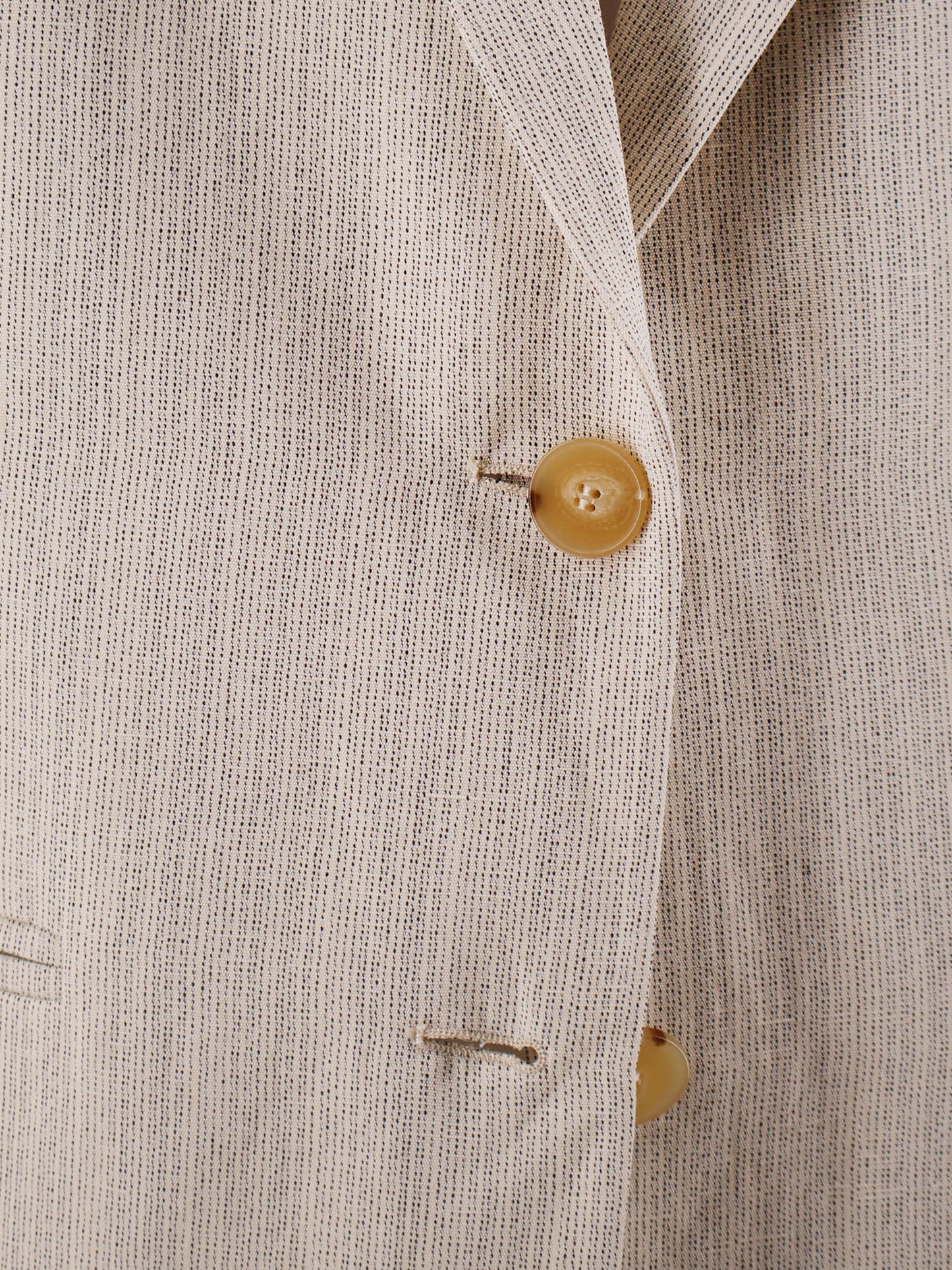 Viscose and linen blazer