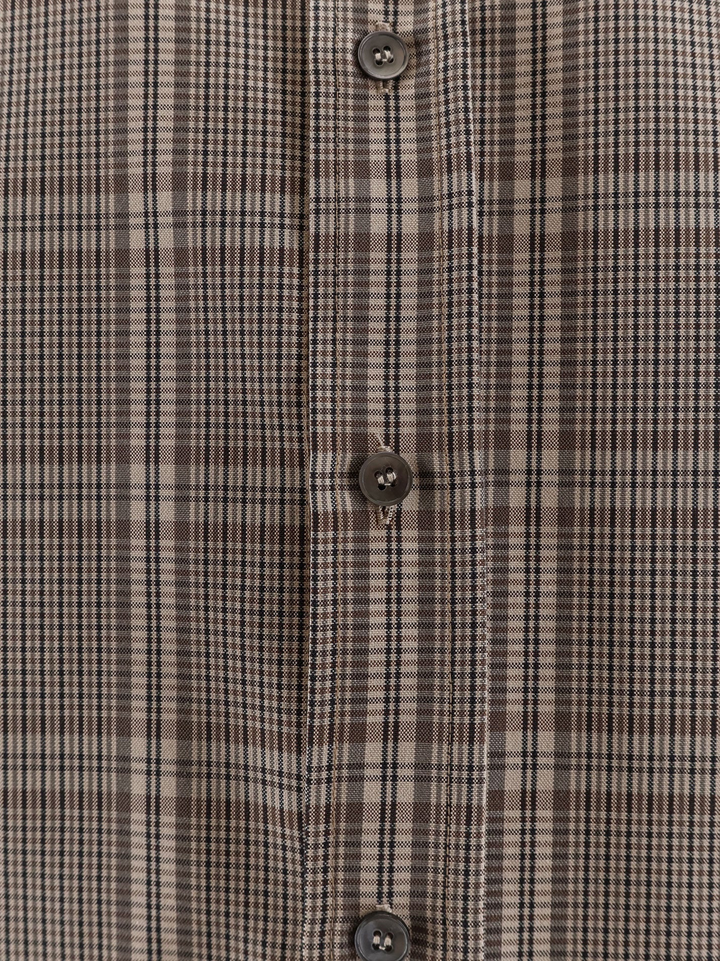 Madras cotton blend shirt