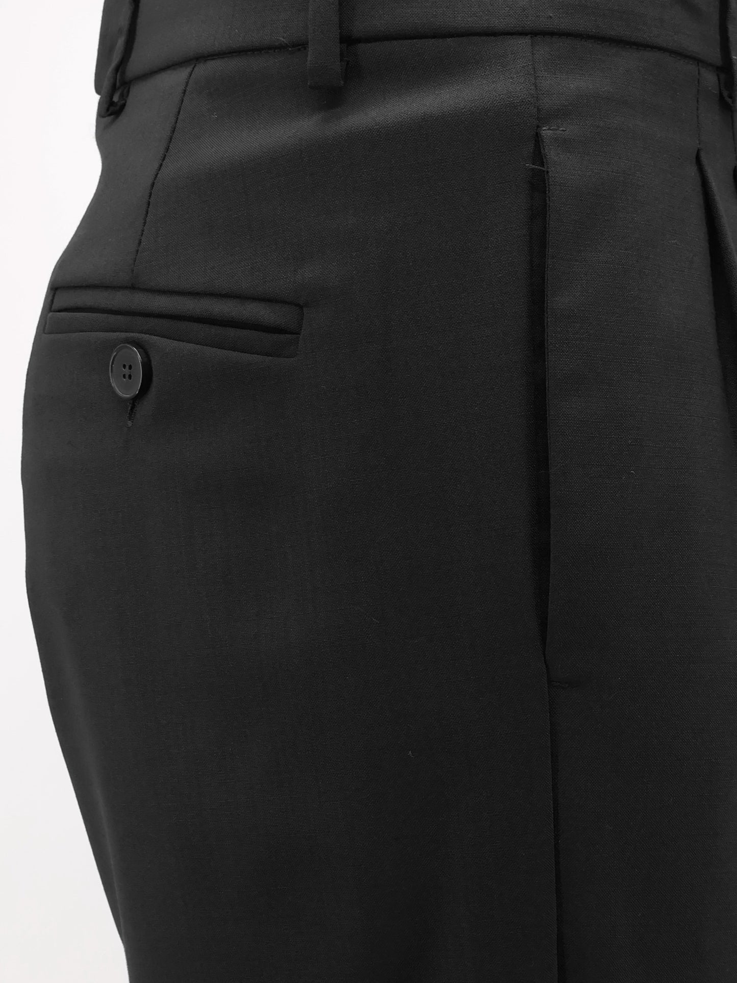 Virgin wool blend trousers