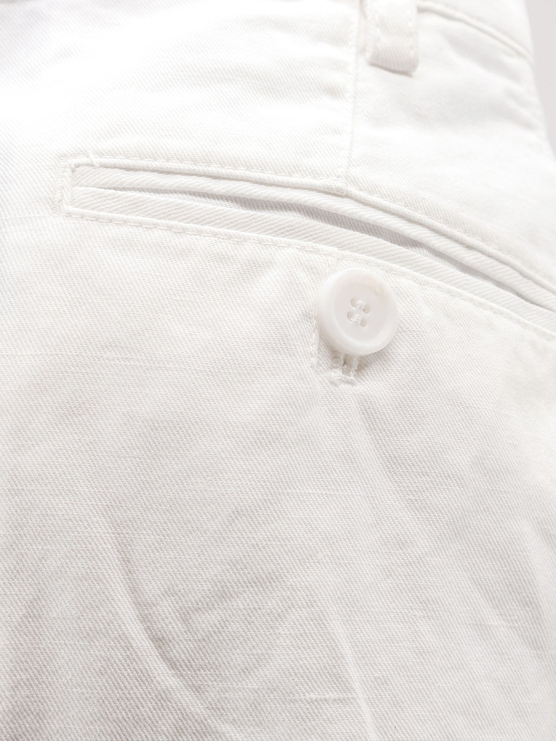 Cotton and linen shorts