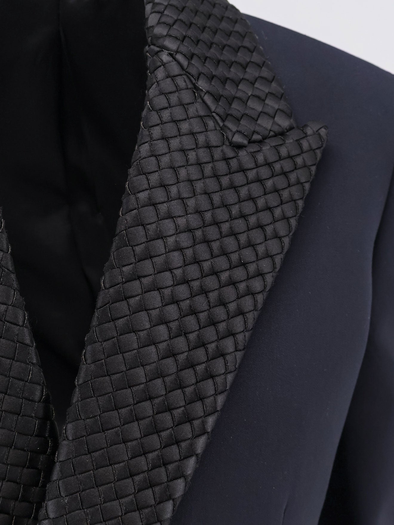 Blazer in lana con dettaglio Intrecciato