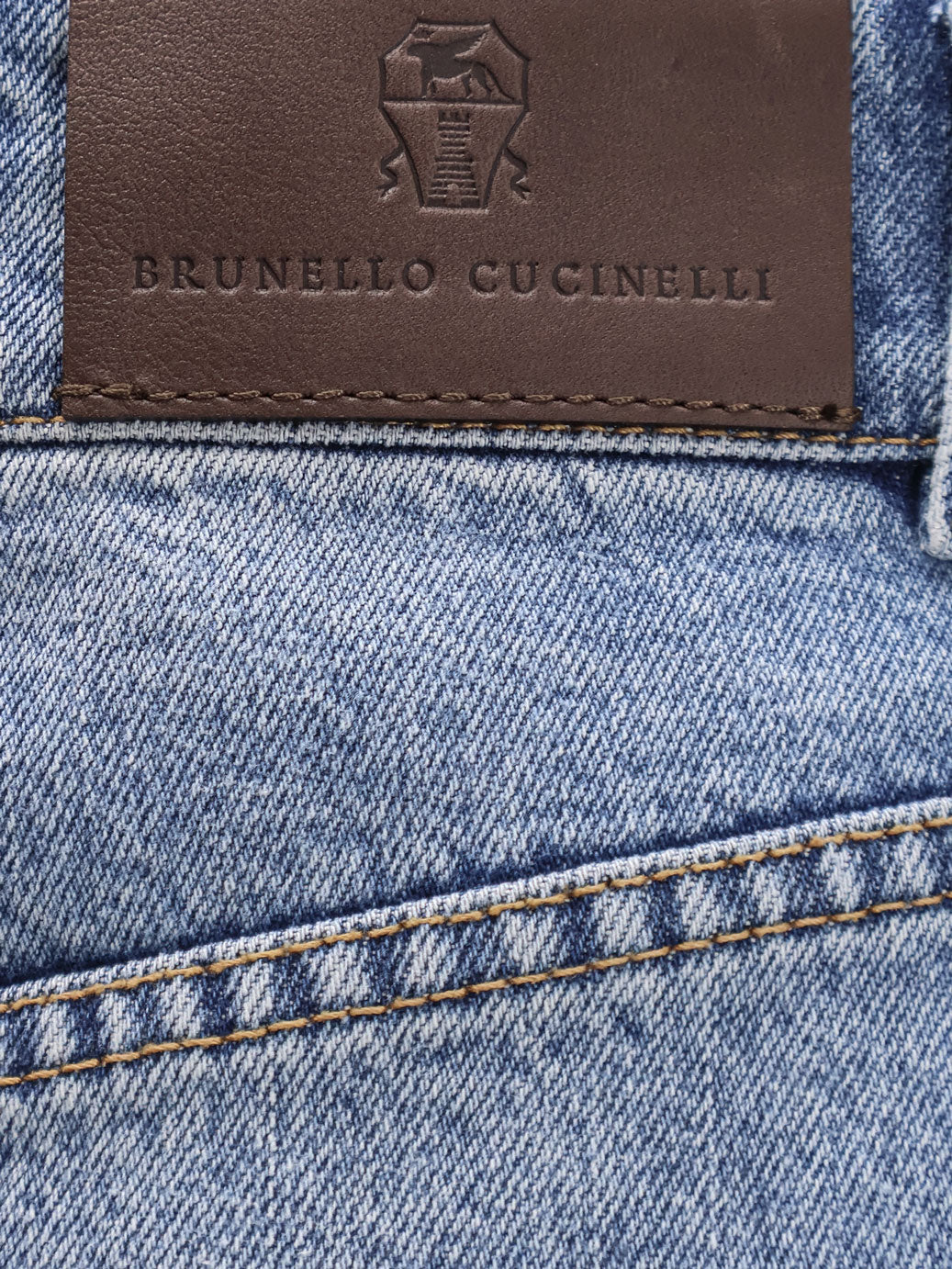 Jeans in blu denim