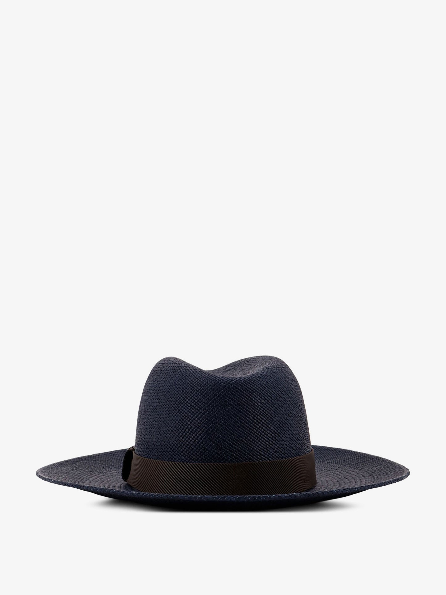 Raffia Fedora hat with Monili detail