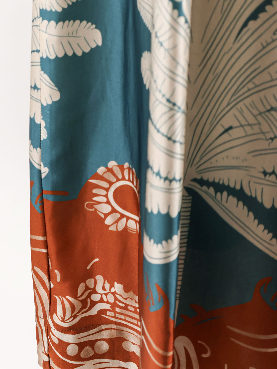 Palma viscose and rayon trousers