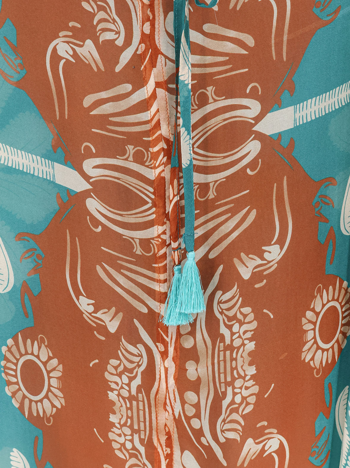 Palme viscose and silk shirt
