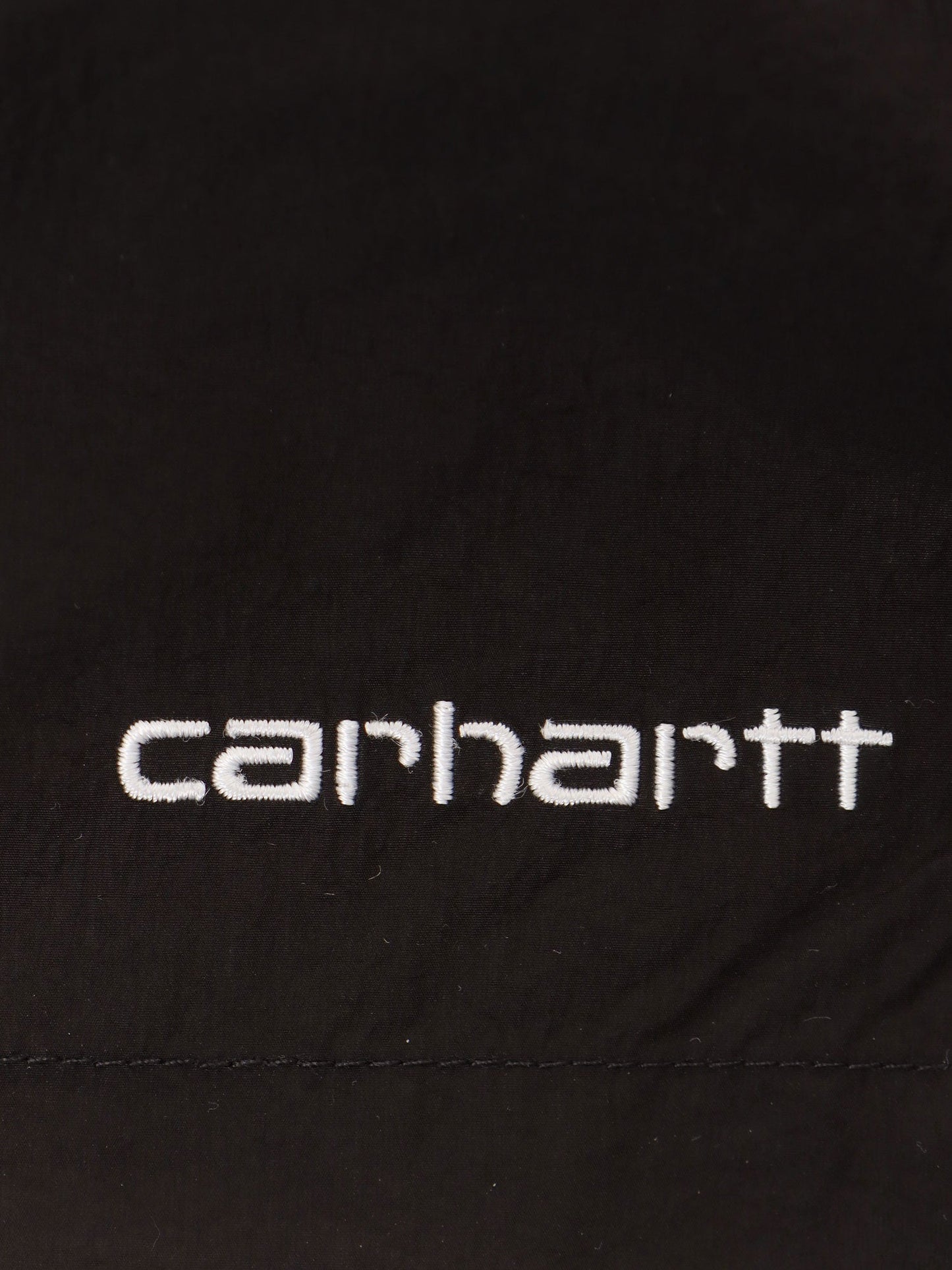 Nylon swim trunk with embroidered logo