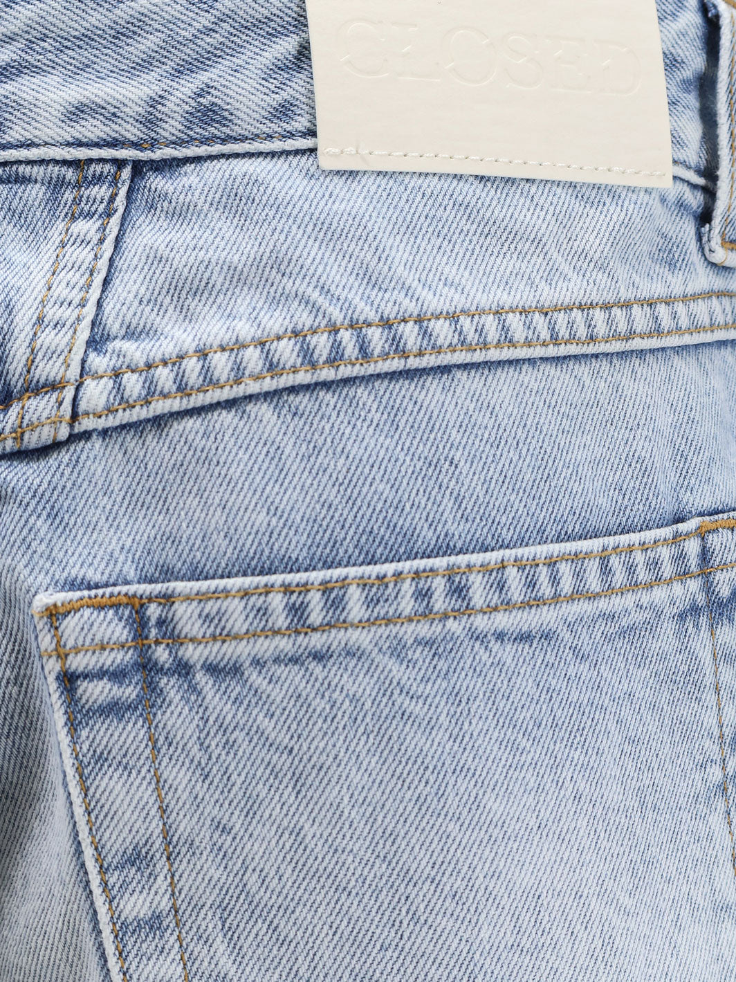 Jenica Bermuda blue denim shorts