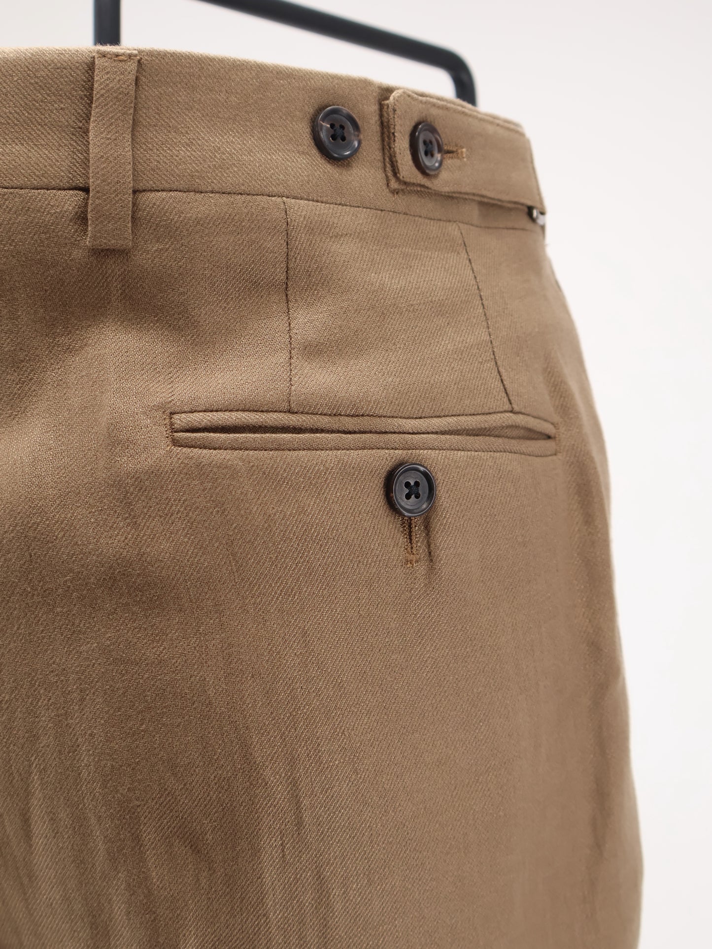 Regular linen trousers