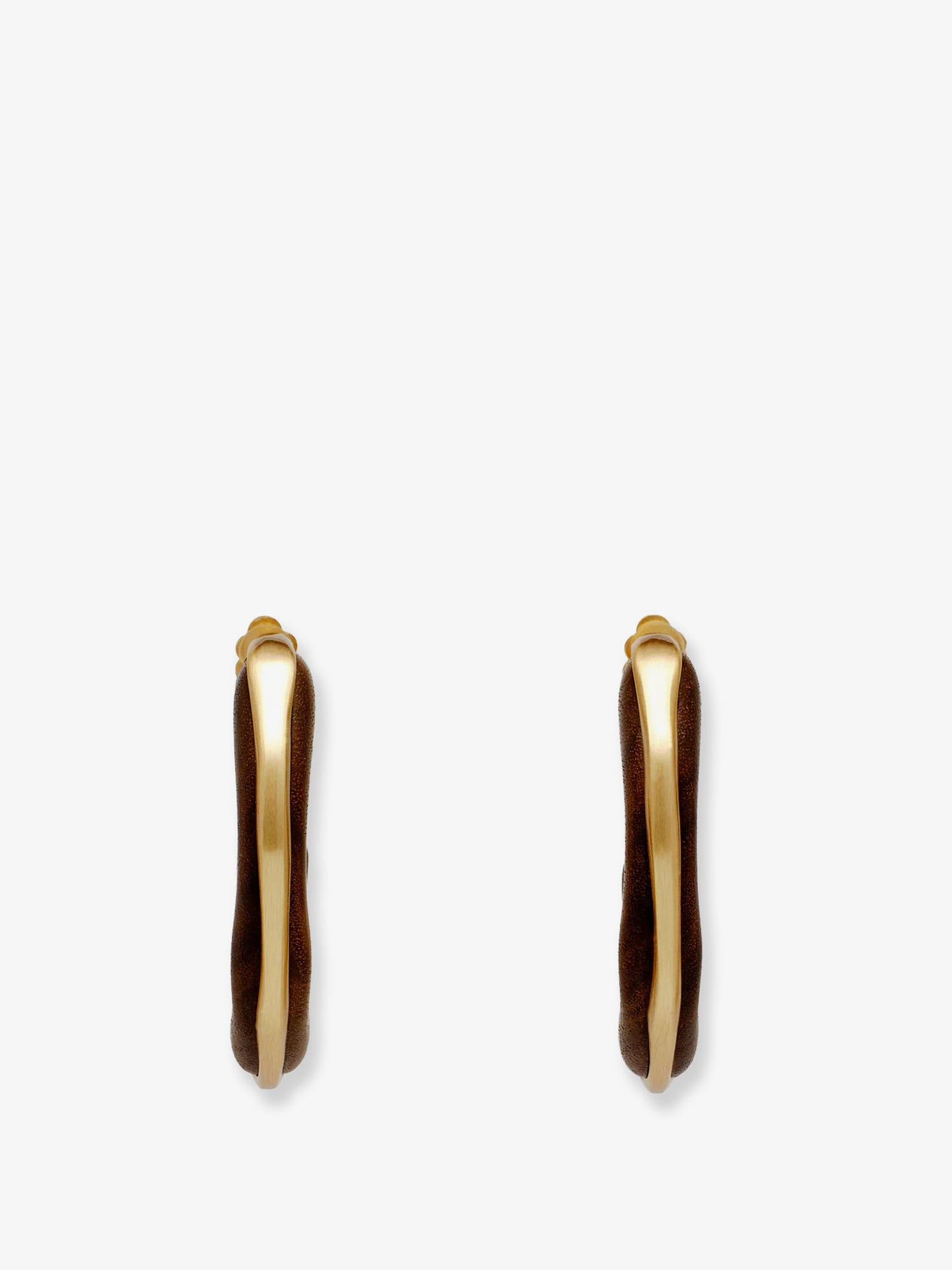 Madeira natural wood earrings