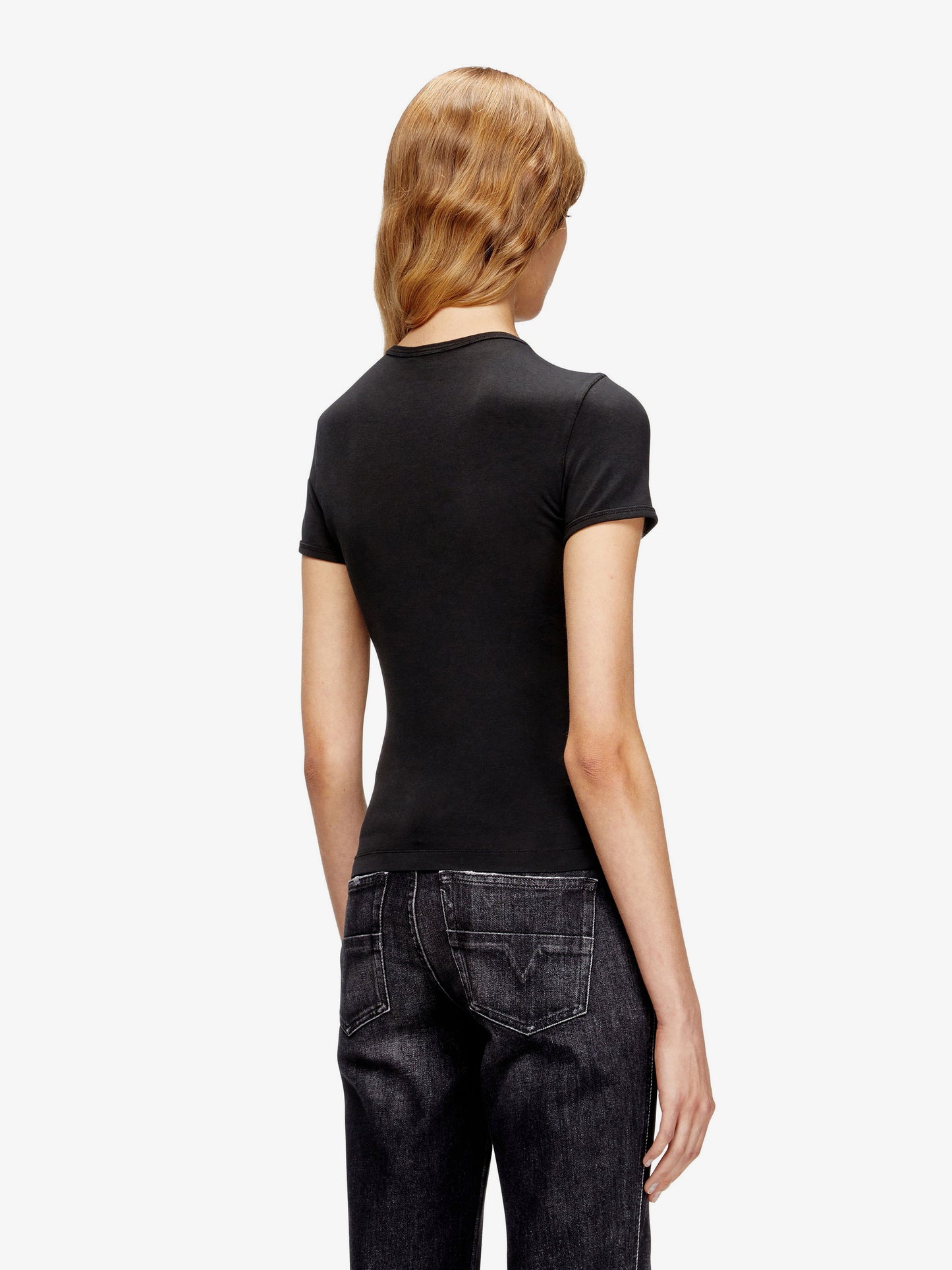T-Uncutieslong-OD cotton blend t-shirt