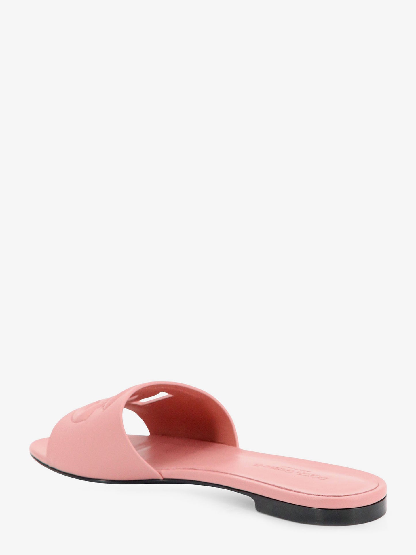 Sandali in pelle con logo DG Millennials