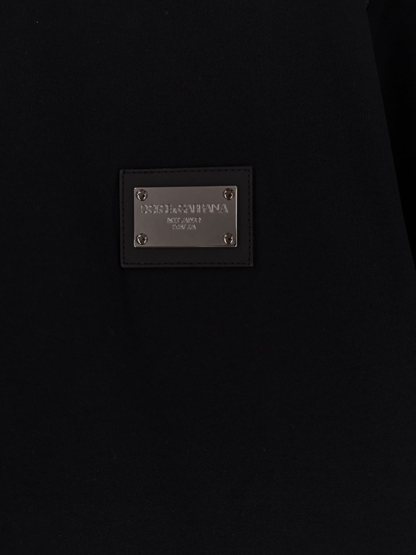 Cotton T-shirt with logo patch