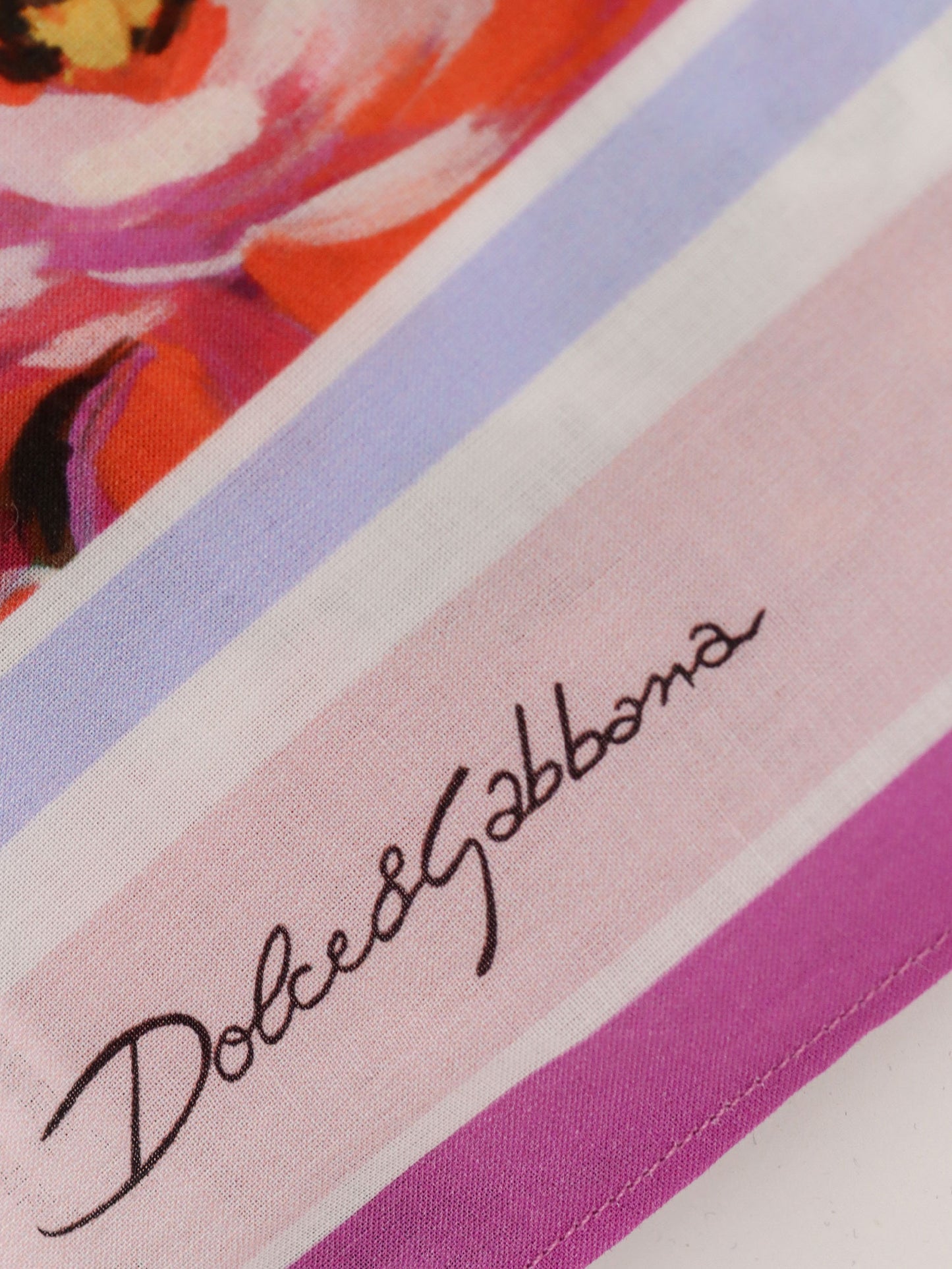 Pareo in cotone con stampa floreale